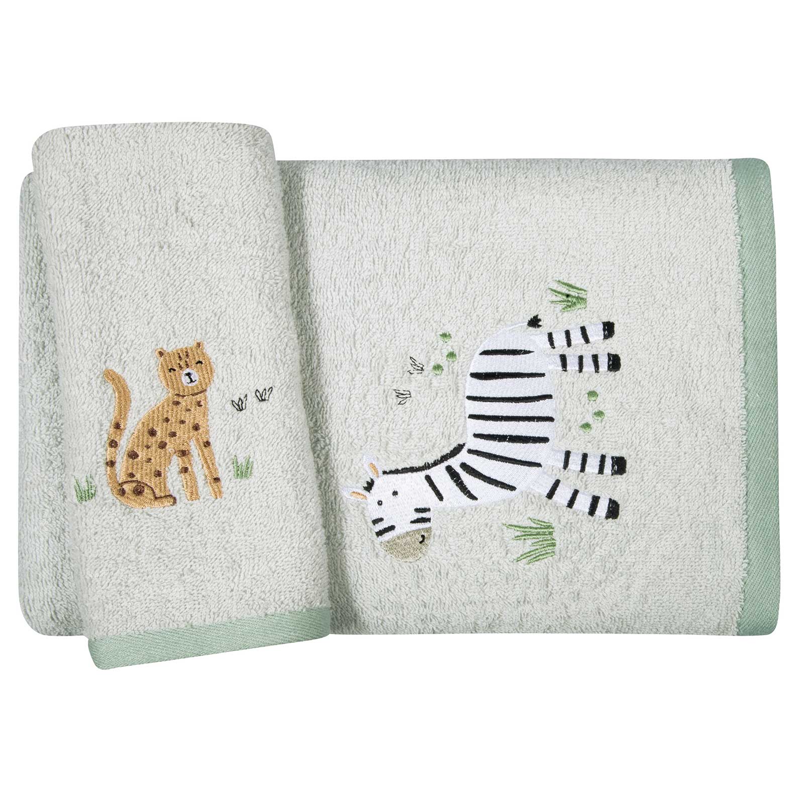 Σετ Πετσέτες 2τμχ Βαμβακερές Με Κέντημα Essential 8867 Grey Greenwich Polo Club (Ύφασμα: Βαμβάκι 100%, Χρώμα: Γκρι) - Greenwich Polo Club - 230708008867