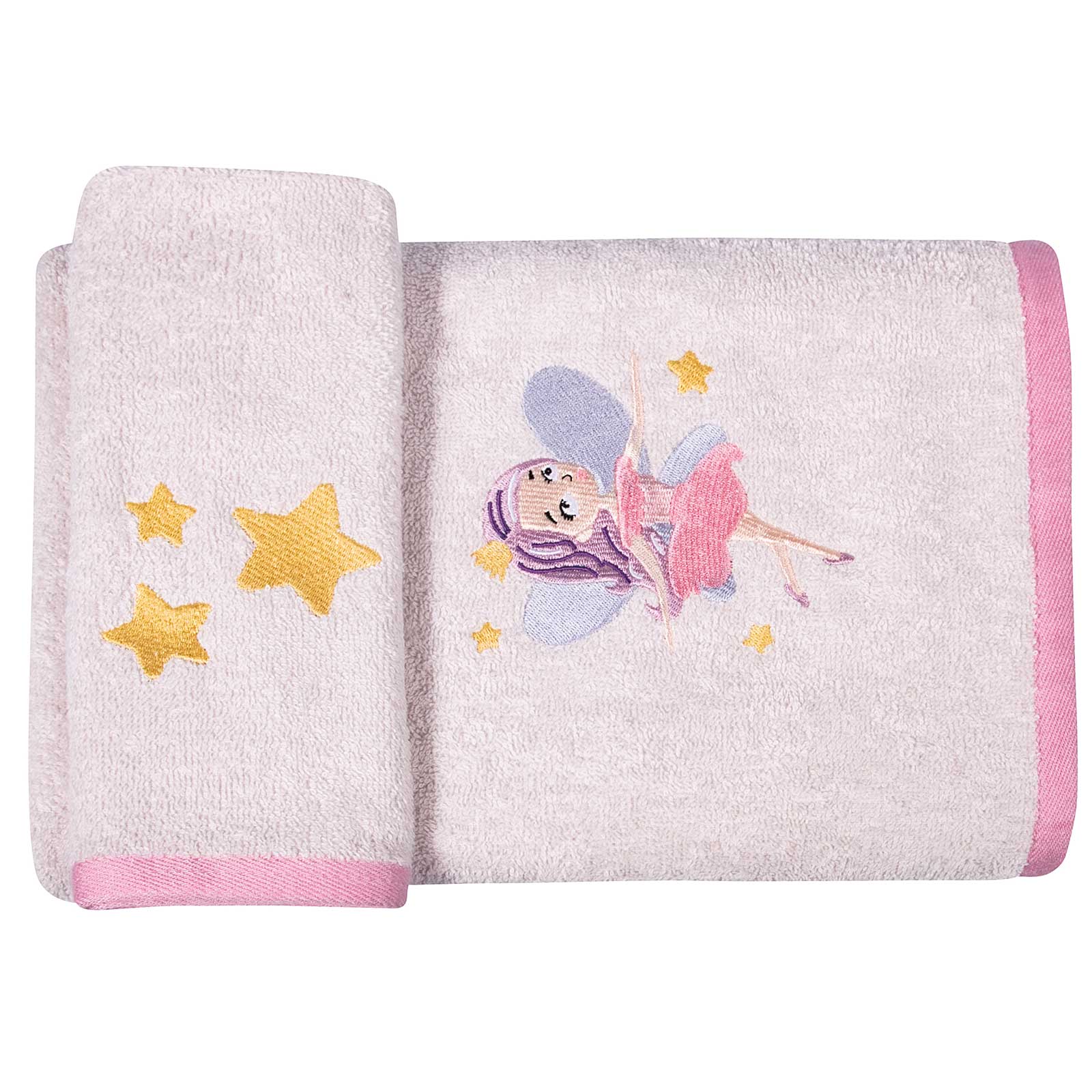 Σετ Πετσέτες 2τμχ Βαμβακερές Με Κέντημα Essential 8868 Pink Greenwich Polo Club (Ύφασμα: Βαμβάκι 100%, Χρώμα: Ροζ) - Greenwich Polo Club - 230708008868