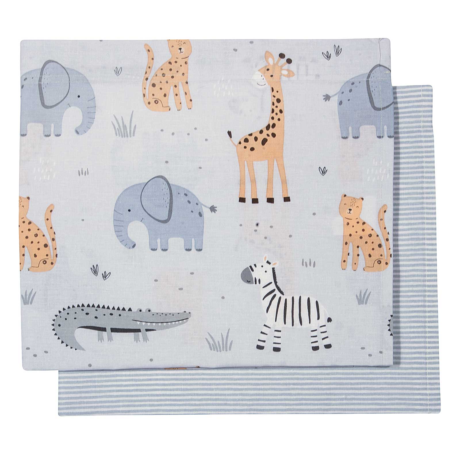 Σετ Σεντόνια Βαμβακερά Λίκνου 70x120εκ. Essential 8867 Green-Grey Greenwich Polo Club (Ύφασμα: Βαμβάκι 100%, Τύπος κατωσέντονου: Χωρίς Λάστιχο, Χρώμα: Γκρι, Μέγεθος: Σετ) - Greenwich Polo Club - 232111118867