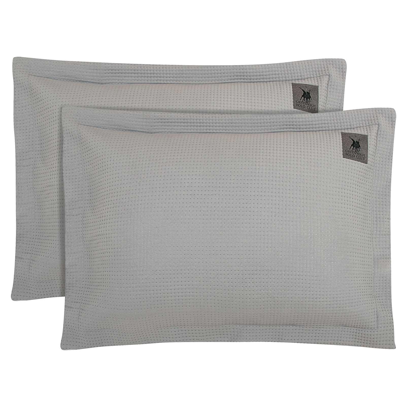 Ζεύγος Διακοσμητικές Μαξιλαροθήκες Microfiber 50x70+5εκ. Essential 3496 Γκρι Greenwich Polo Club (Ύφασμα: Microfiber, Χρώμα: Γκρι) - Greenwich Polo Club - 233507003496