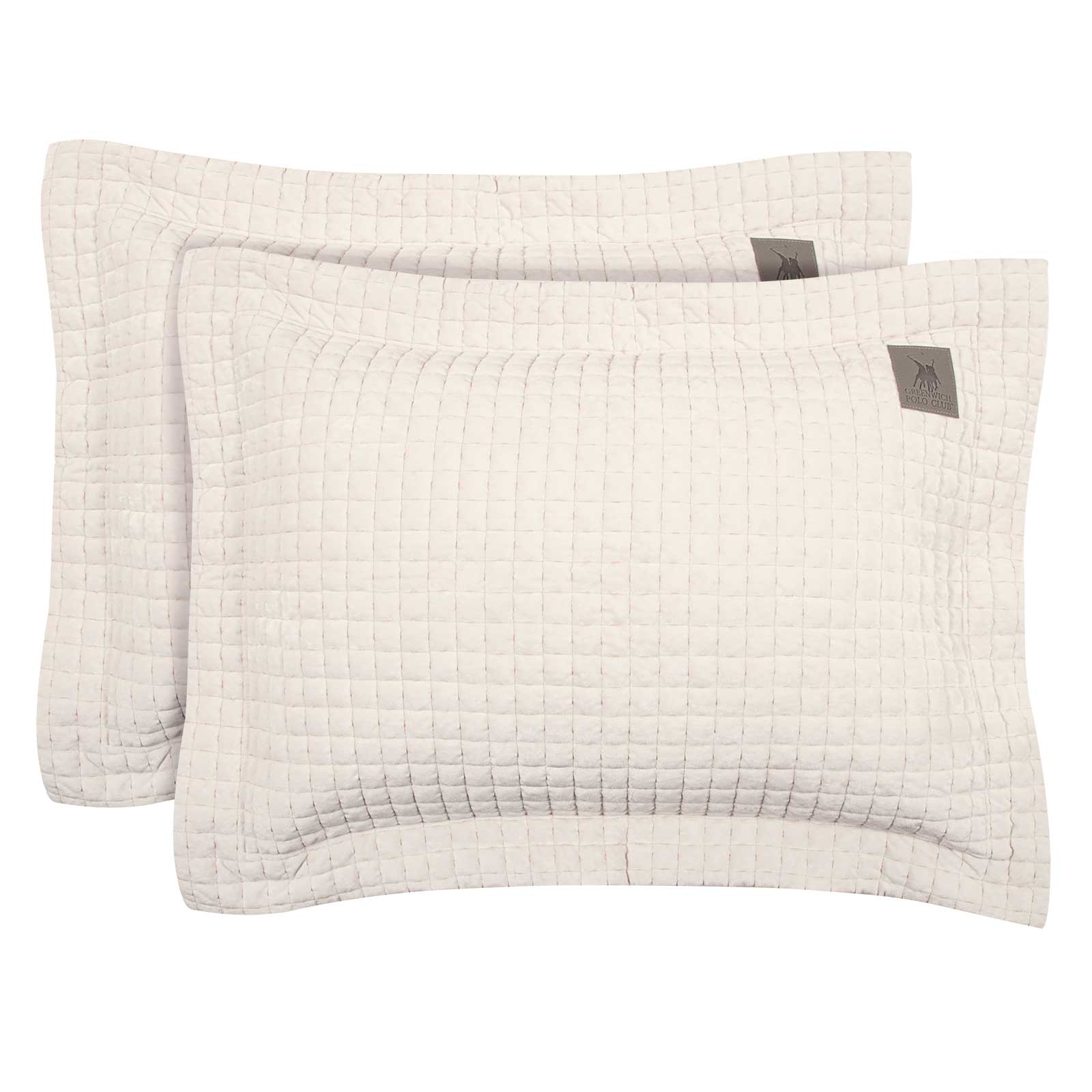 Ζεύγος Μαξιλαροθήκες Microfiber 50x70+7εκ. Με Κέντημα C