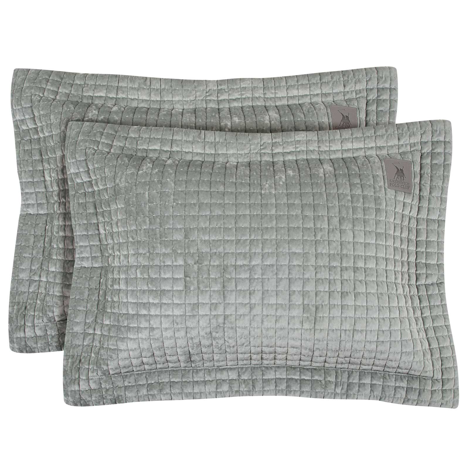 Greenwich Polo Club Ζεύγος Μαξιλαροθήκες Microfiber 50x70+7εκ. Με Κέντημα Classic 4430 Sage Green Greenwich Polo Club (Ύφασμα: Microfiber, Χρώμα: Πράσινο ) - Greenwich Polo Club - 233507004430