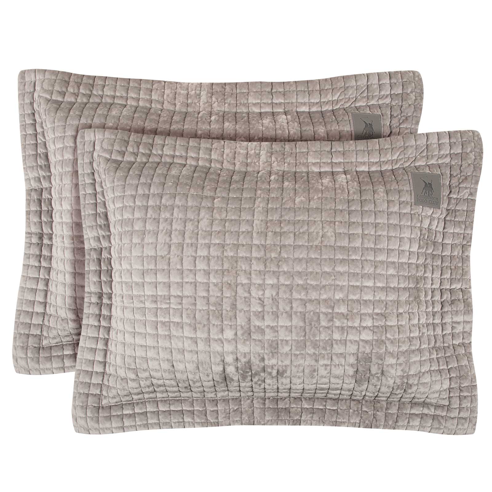 Ζεύγος Μαξιλαροθήκες Microfiber 50x70+7εκ. Με Κέντημα Classic 4432 Taupe Greenwich Polo Club (Ύφασμα: Microfiber, Χρώμα: Taupe) - Greenwich Polo Club - 233507004432