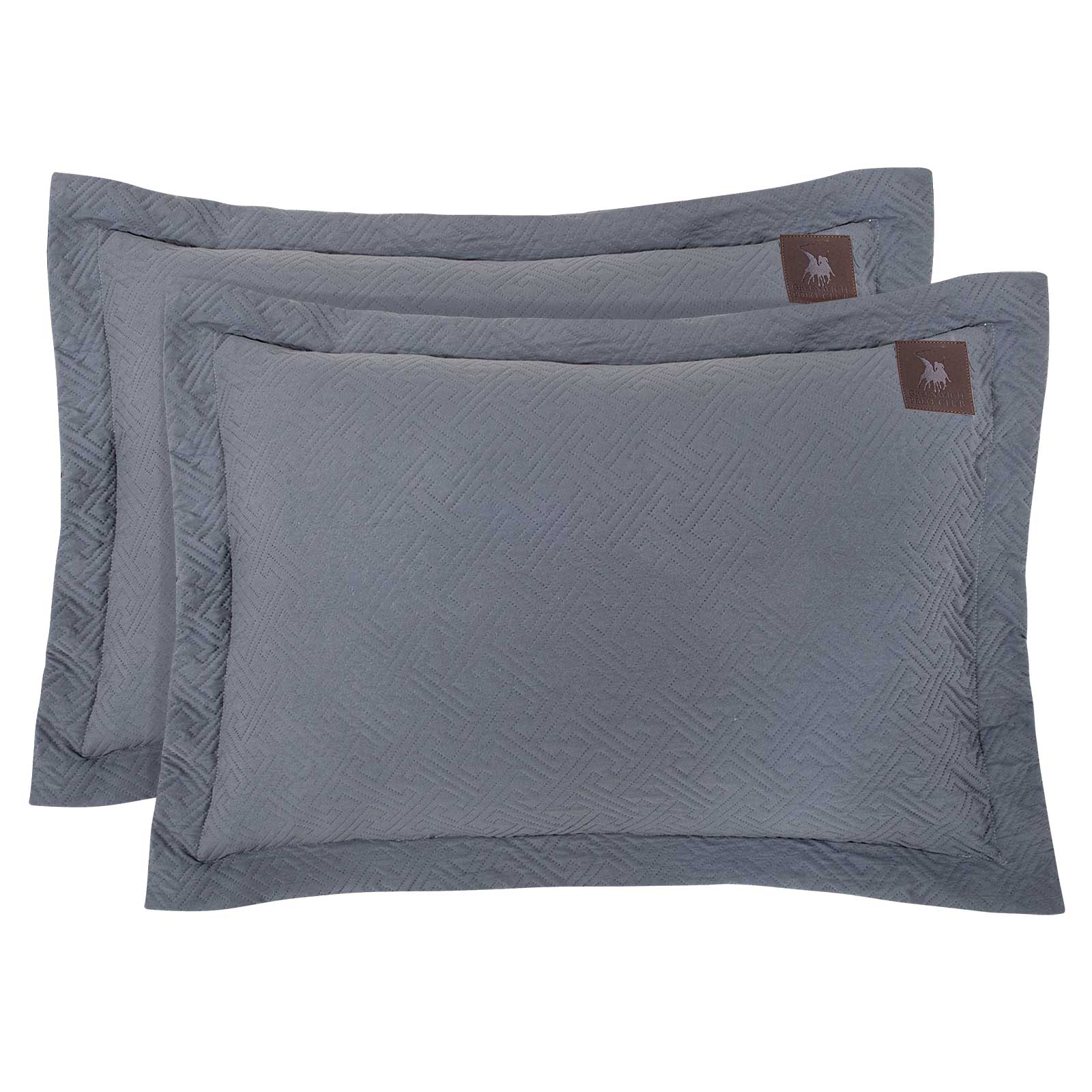 Ζεύγος Μαξιλαροθήκες Oxford Microfiber 50x70+7εκ. Essential 4449 Purple Greenwich Polo Club (Ύφασμα: Microfiber, Χρώμα: Μωβ) - Greenwich Polo Club - 233507004449