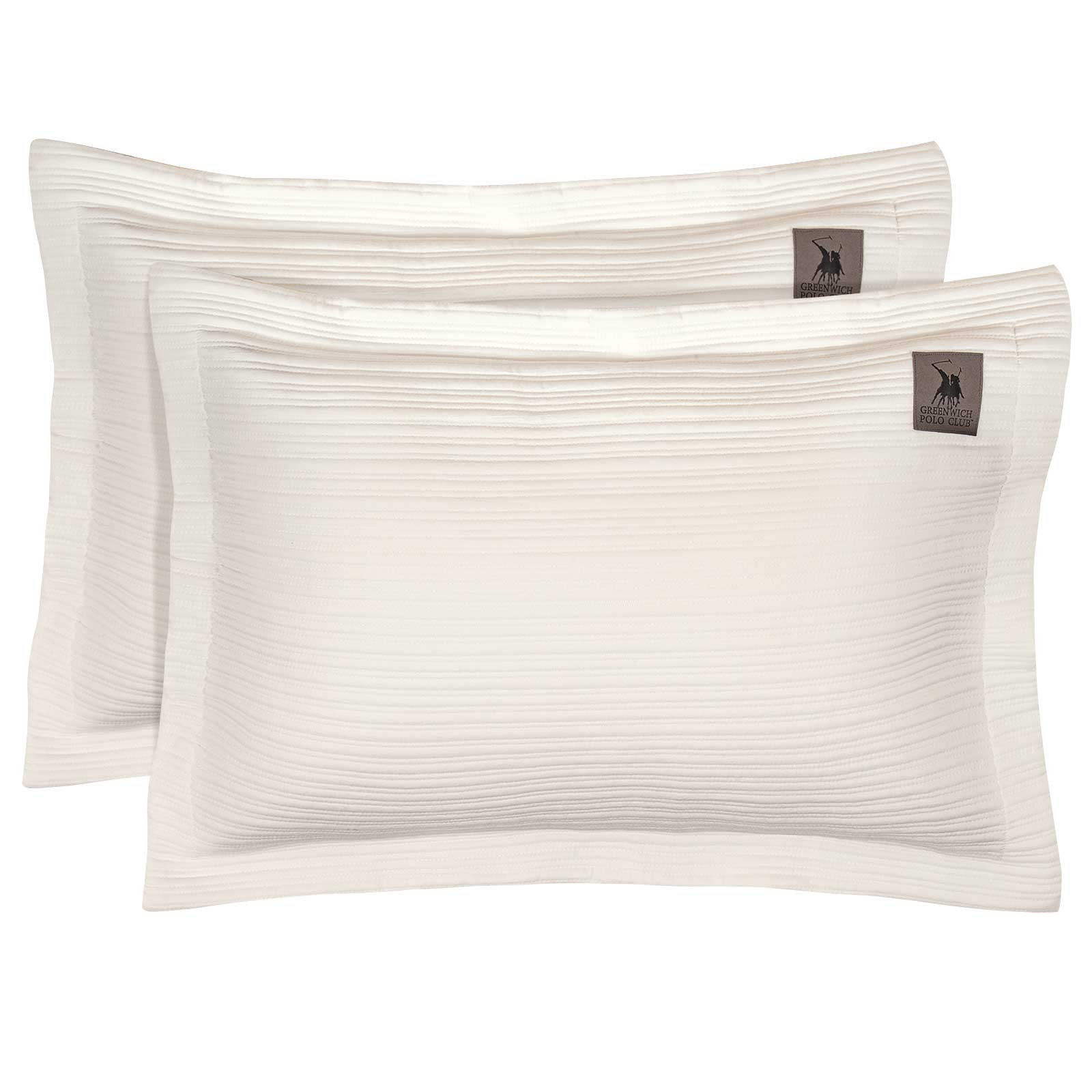 Ζεύγος Μαξιλαροθήκες Oxford Microfiber 50x70+7εκ. Essential 4453 White Greenwich Polo Club (Ύφασμα: Microfiber, Χρώμα: Λευκό) - Greenwich Polo Club - 233507004453