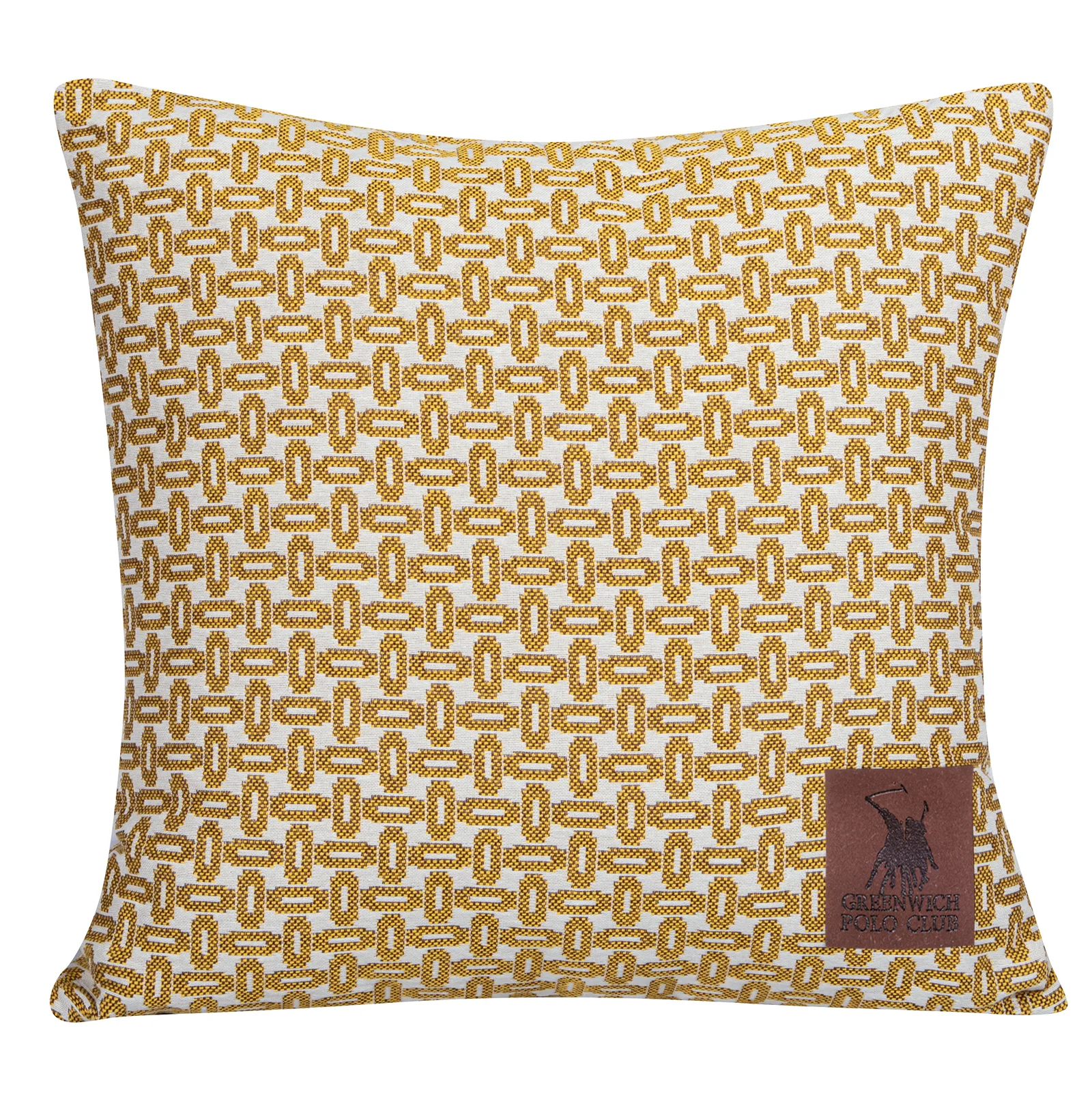 Διακοσμητικό Μαξιλάρι Polycotton 40x40εκ. Throws 3920 Κίτρινο-Μπεζ Greenwich Polo Club (Ύφασμα: 80% Cotton - 20% Polyester, Χρώμα: Κίτρινο ) - Greenwich Polo Club - 233640403920