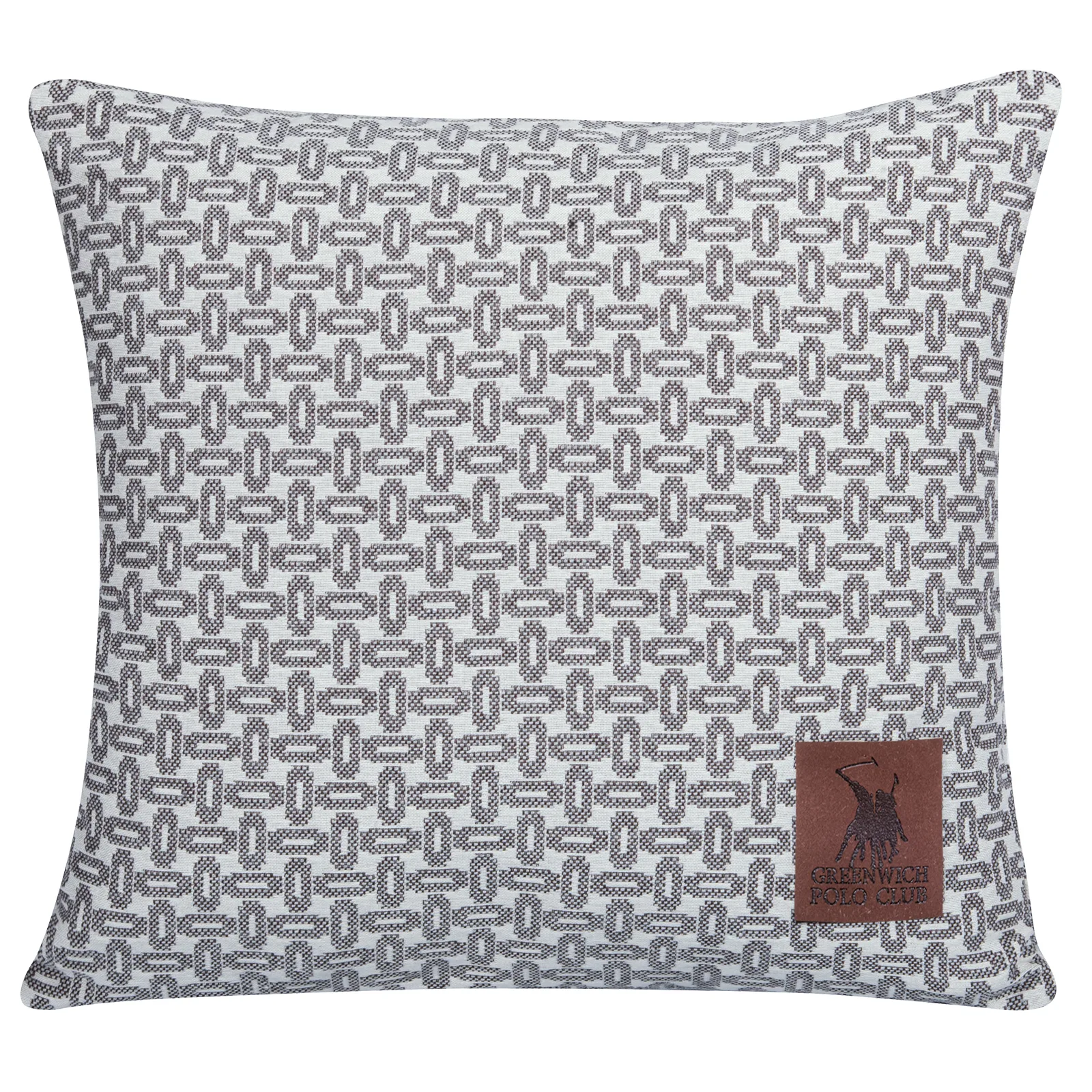 Διακοσμητικό Μαξιλάρι Polycotton 40x40εκ. Throws 3921 Γκρι-Μπεζ Greenwich Polo Club (Ύφασμα: 80% Cotton - 20% Polyester, Χρώμα: Γκρι) - Greenwich Polo Club - 233640403921