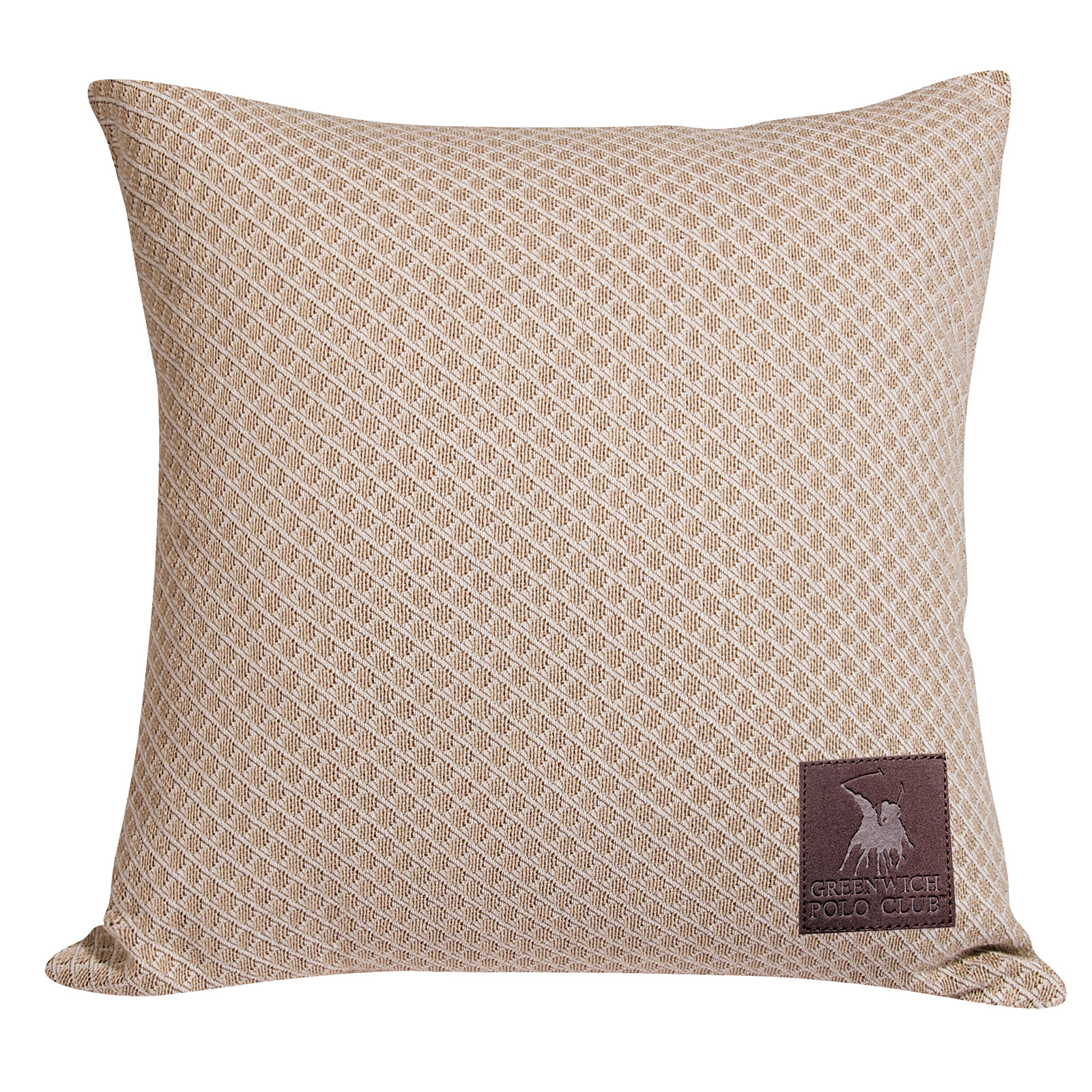 Διακοσμητικό Μαξιλάρι Polycotton 42x42εκ. Essential 2789 Greenwich Polo Club (Χρώμα: Εκρού , Ύφασμα: 80% ΒΑΜΒΑΚΙ - 20% ΠΟΛΥΕΣΤΕΡΑΣ) - Greenwich Polo Club - 233642422789