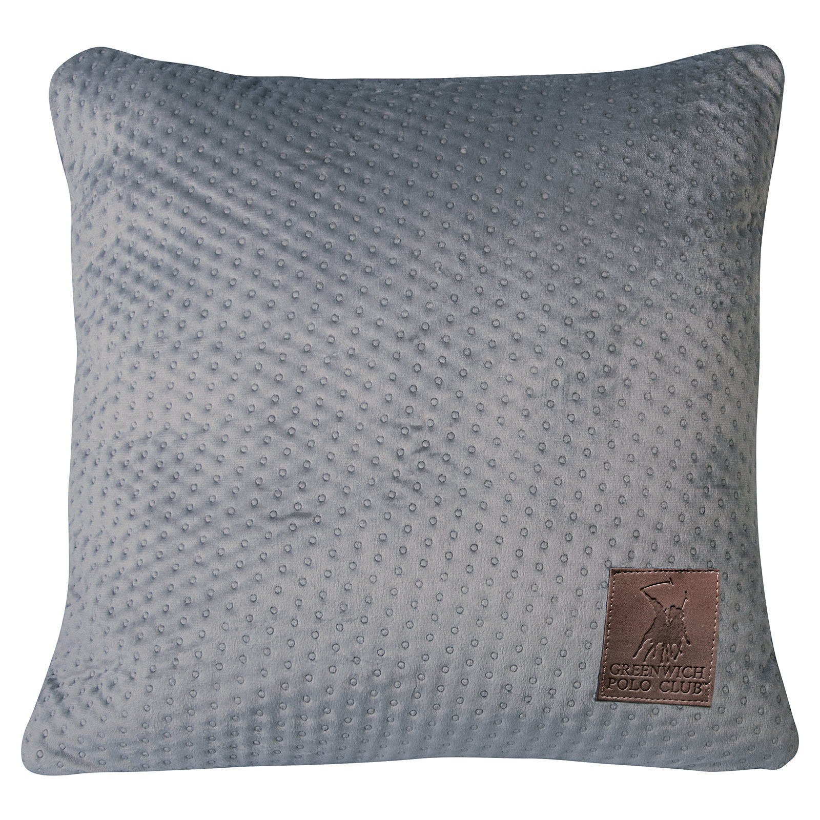 Διακοσμητικό Μαξιλάρι Micro Velvet-Fleece 42x42εκ. 2795 Greenwich Polo Club (Χρώμα: Γκρι, Ύφασμα: Micro Velvet - Fleece) - Greenwich Polo Club - 233642422795