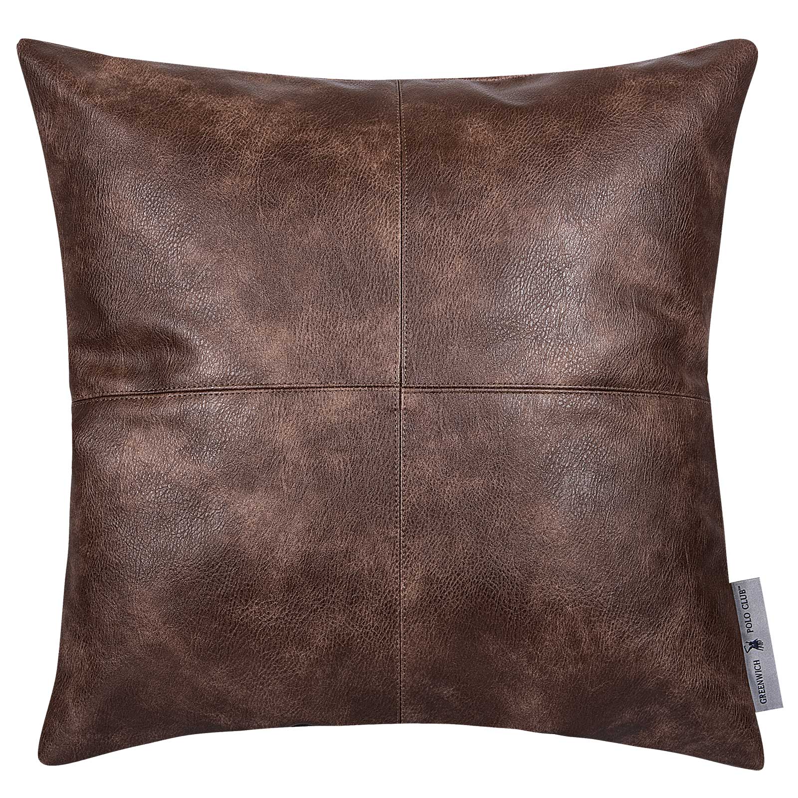Διακοσμητικό Μαξιλάρι Faux Leather 45x45εκ. Essential 3