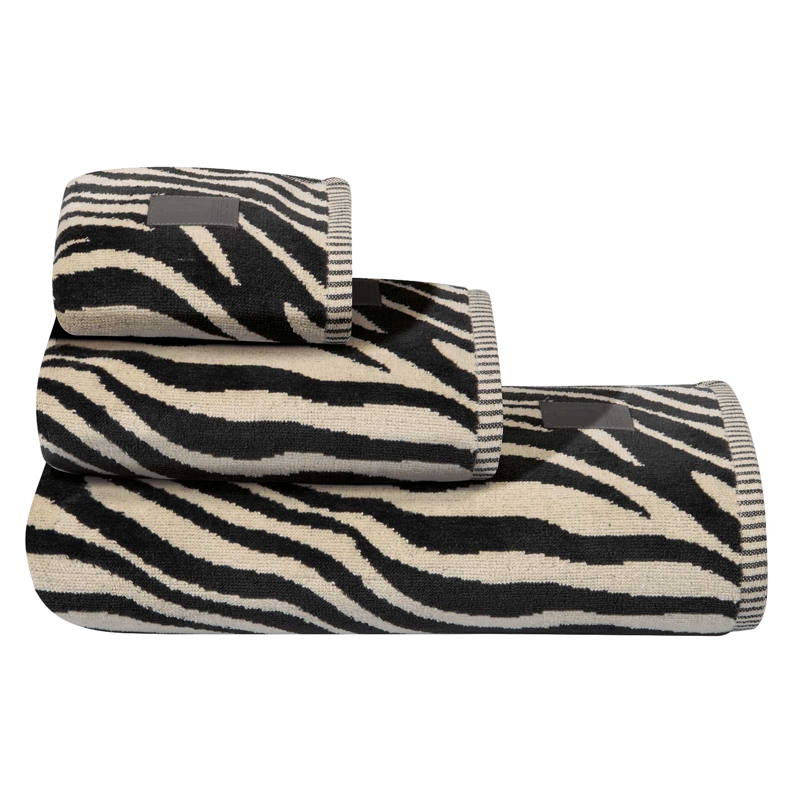 Πετσέτα Βαμβακερή Χεριών 30x50εκ. Loft 4093 Beige-Black