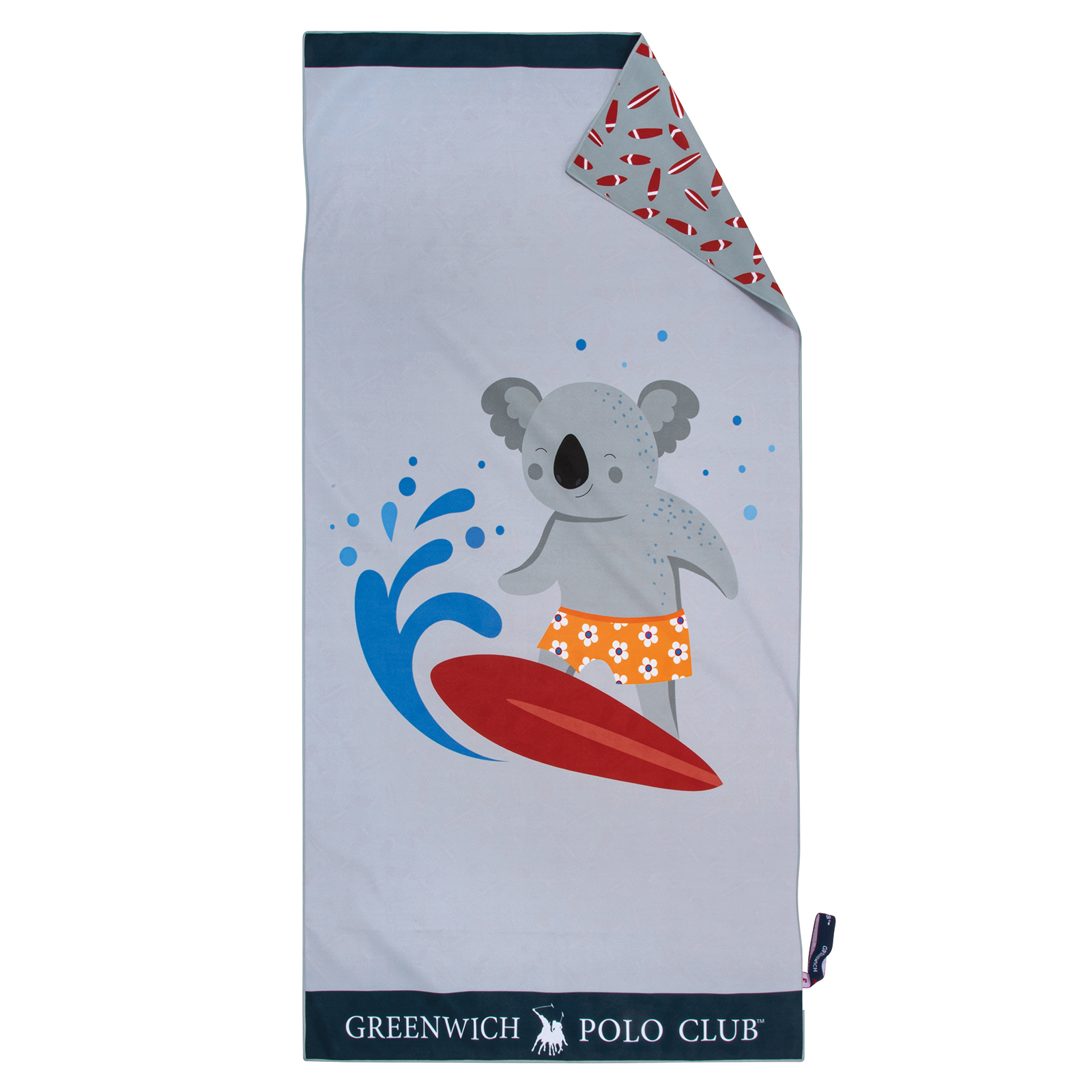 Πετσέτα Θαλάσσης Microfiber 70×140εκ. Beach Towels 3882 Κίτρινη-Λευκή-Μπλε Greenwich Polo Club Junior (Ύφασμα: Microfiber, Χρώμα: Λευκό) – Greenwich Polo Club – 267701403882