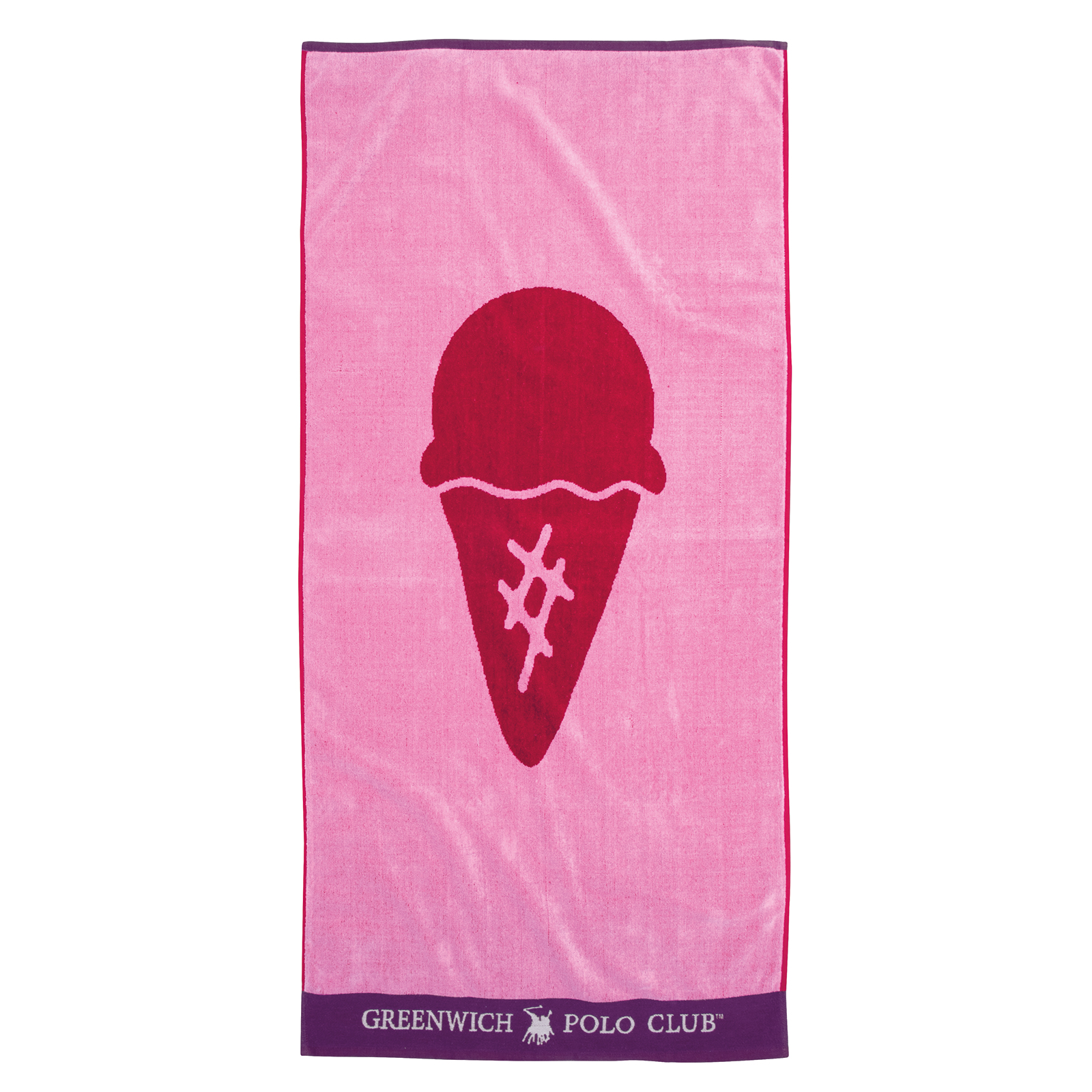 Πετσέτα Θαλάσσης Βαμβακερή 70×140εκ. Beach Towels 3900 Μωβ-Κόκκινη-Ροζ Greenwich Polo Club Junior (Ύφασμα: Βαμβάκι 100%, Χρώμα: Ροζ) – Greenwich Polo Club – 267701403900