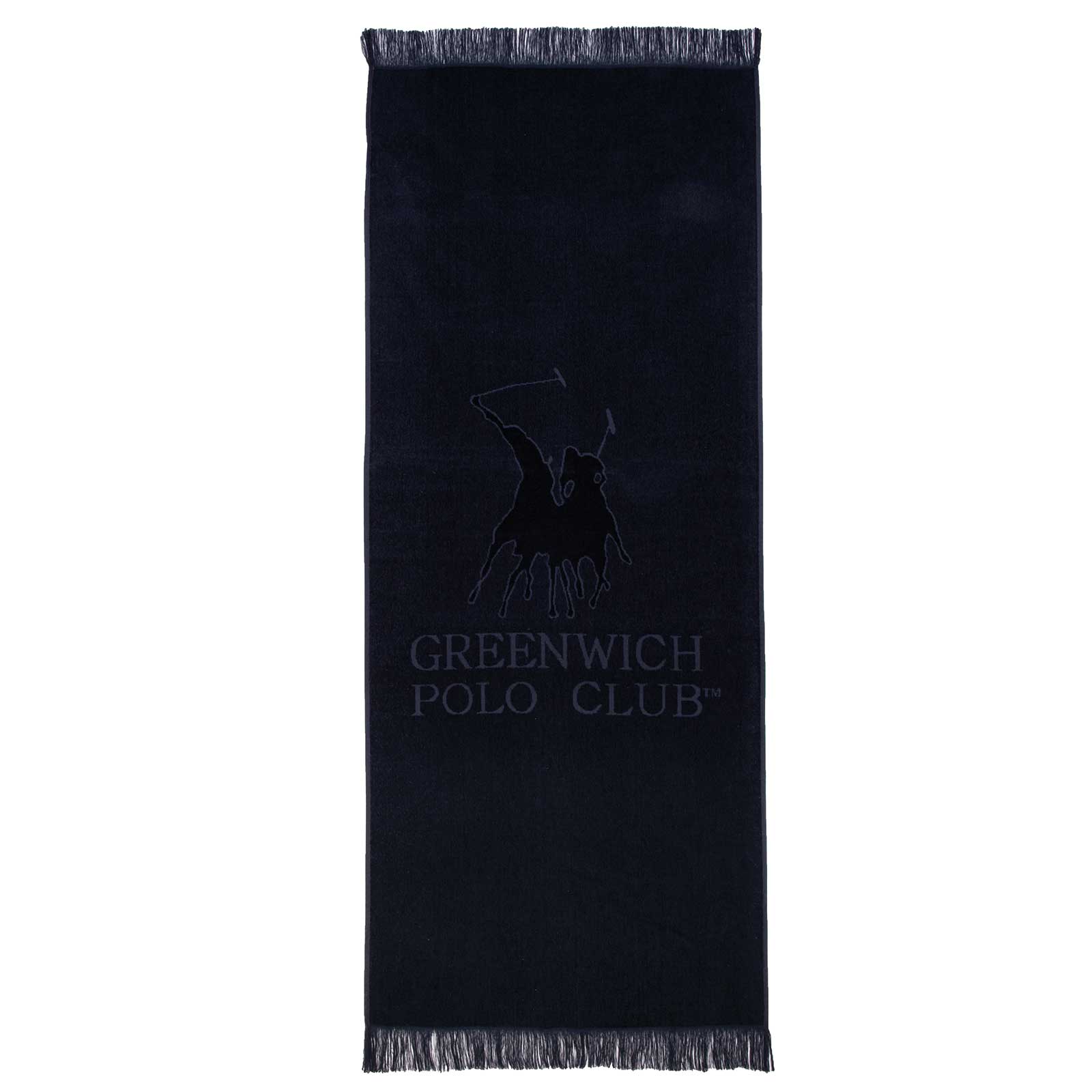 Πετσέτα Θαλάσσης Βαμβακερή 70×170εκ. Essential 3656 Μαύρη Greenwich Polo Club (Ύφασμα: Βαμβάκι 100%, Χρώμα: Μαύρο) – Greenwich Polo Club – 267701703656