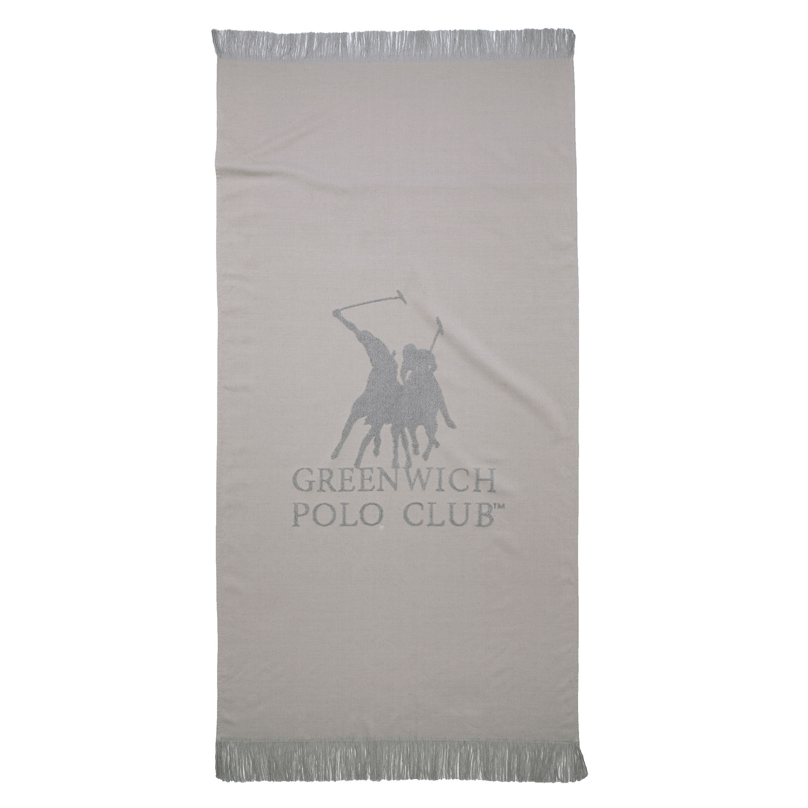 Greenwich Polo Club Πετσέτα Θαλάσσης Βαμβακερή 80x170εκ. Essential 3778 Γκρι Greenwich Polo Club (Ύφασμα: Βαμβάκι 100%, Χρώμα: Γκρι) - Greenwich Polo Club - 267801703778