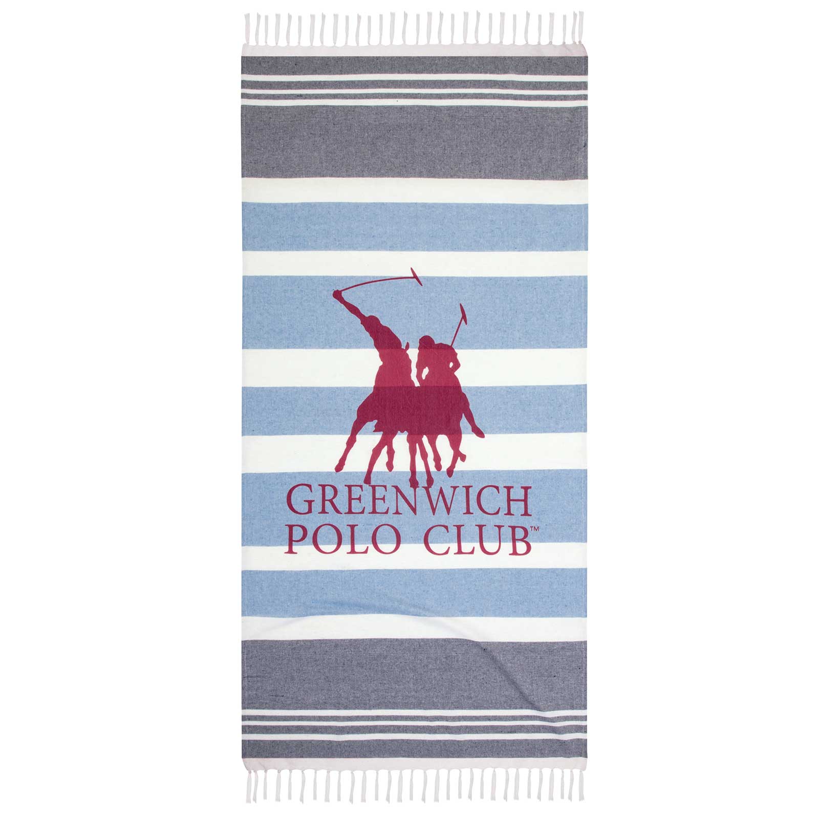 Πετσέτα Θαλάσσης-Παρεό Βαμβακερή 80×170εκ. Essential 3843 Greenwich Polo Club (Ύφασμα: Βαμβάκι 100%, Χρώμα: Ροζ) – Greenwich Polo Club – 267801703843