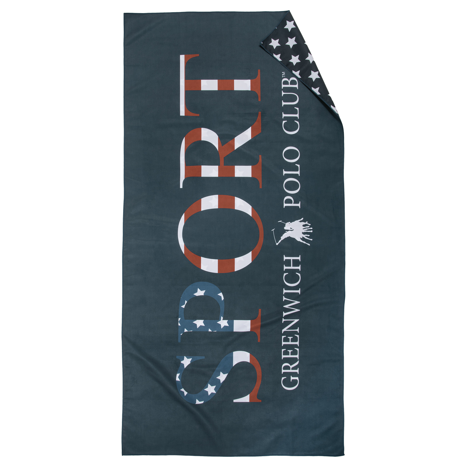 Πετσέτα Θαλάσσης Microfiber 80x170εκ. Essential 5206 Blue Greenwich Polo Club (Ύφασμα: Microfiber, Χρώμα: Μπλε) - Greenwich Polo Club - 267801705206