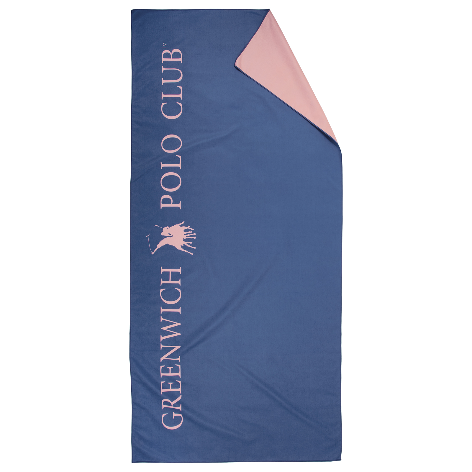 Πετσέτα Θαλάσσης Microfiber 80x170εκ. Essential 5210 Blue-Pink Greenwich Polo Club (Ύφασμα: Microfiber, Χρώμα: Ροζ) - Greenwich Polo Club - 267801705210