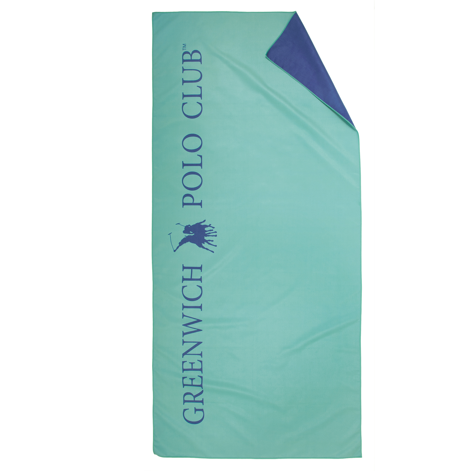 Πετσέτα Θαλάσσης Microfiber 80x170εκ. Essential 5212 Blue-Turqoise Greenwich Polo Club (Ύφασμα: Microfiber, Χρώμα: Μπλε) - Greenwich Polo Club - 267801705212