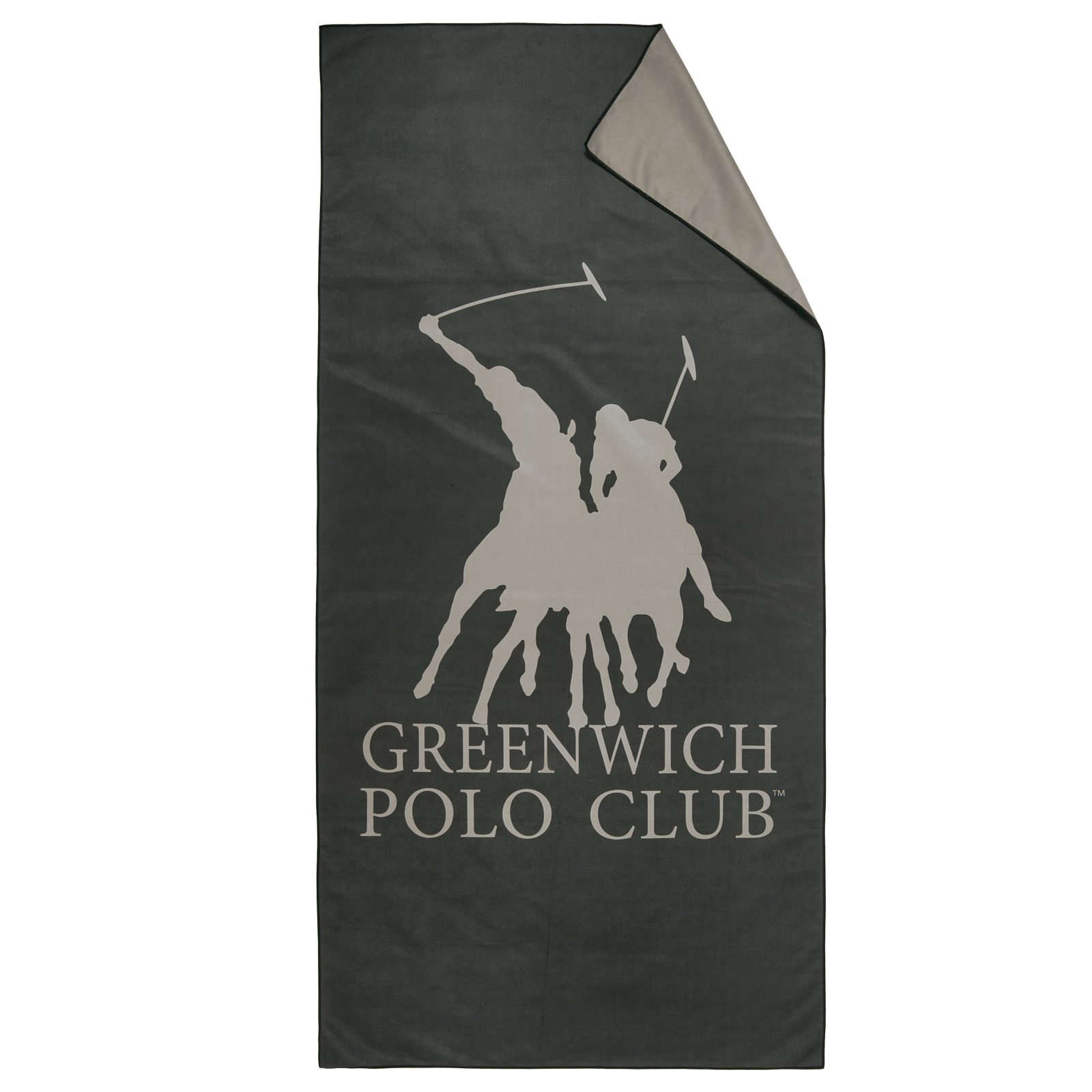 Πετσέτα Θαλάσσης Microfiber 80x170εκ. Essential 5214 Black-Grey Greenwich Polo Club (Ύφασμα: Microfiber, Χρώμα: Μαύρο) - Greenwich Polo Club - 267801705214