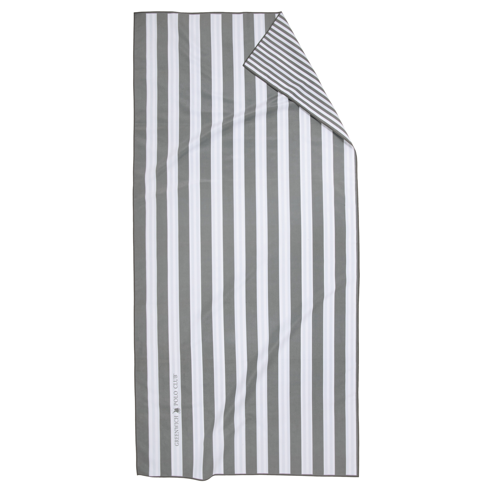 Πετσέτα Θαλάσσης Microfiber 80x170εκ. Essential 5220 Grey Greenwich Polo Club (Ύφασμα: Microfiber, Χρώμα: Γκρι) - Greenwich Polo Club - 267801705220