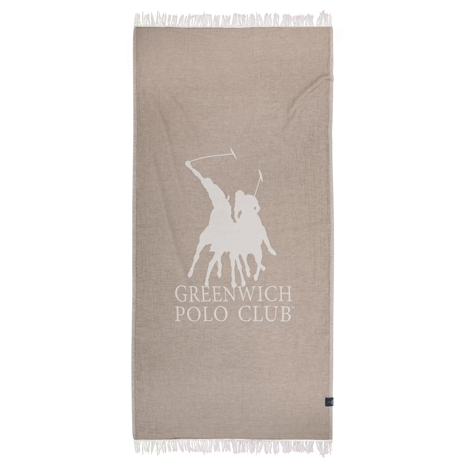 Greenwich Polo Club Πετσέτα Θαλάσσης Βαμβακερή 85x170εκ. Essential 3904 Σπαγγί-Ιβουάρ Greenwich Polo Club (Ύφασμα: Βαμβάκι 100%, Χρώμα: Ιβουάρ) - Greenwich Polo Club - 267851703904