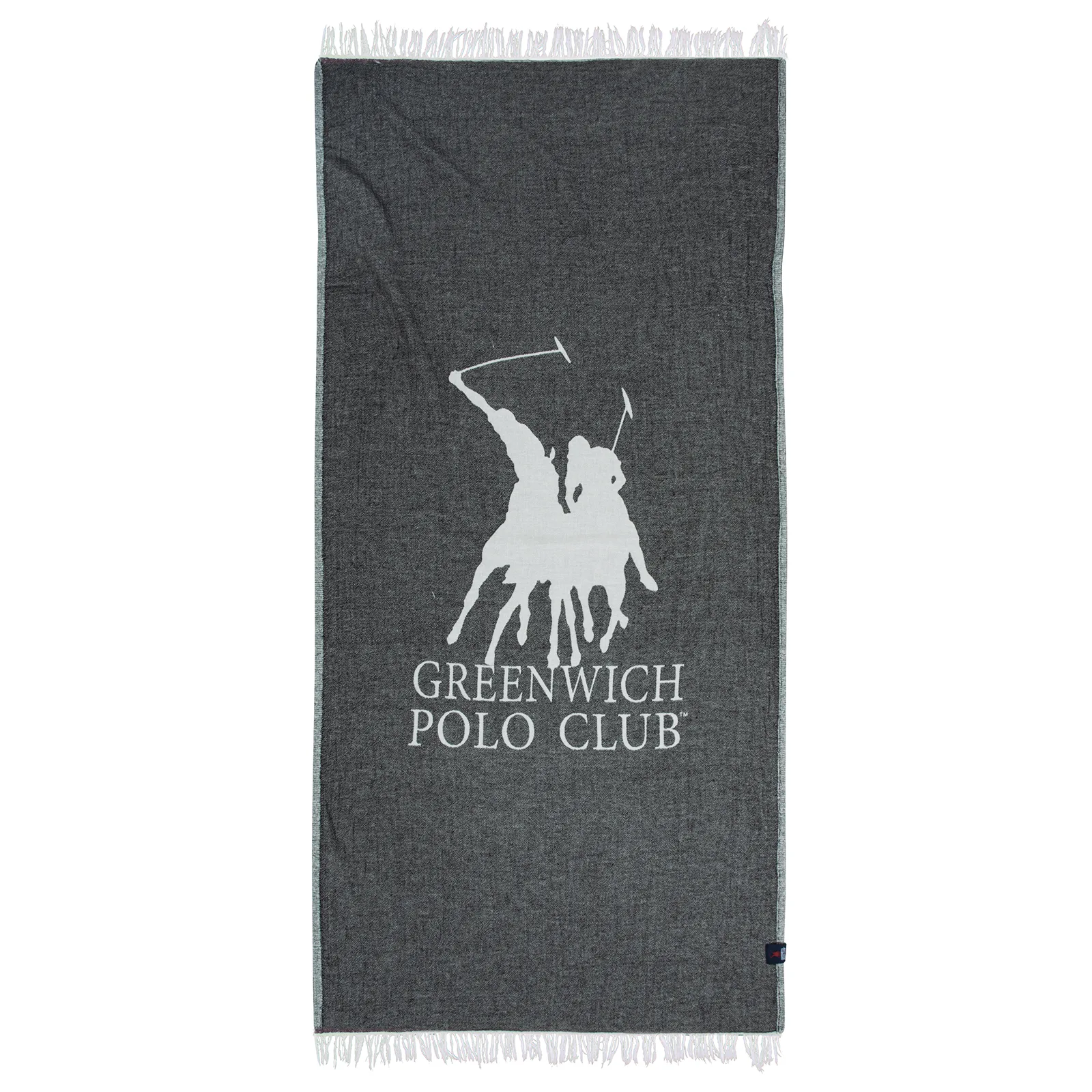 Πετσέτα Θαλάσσης Βαμβακερή 85x170εκ. Essential 3905 Μαύρο-Ιβουάρ Greenwich Polo Club (Ύφασμα: Βαμβάκι 100%, Χρώμα: Μαύρο) - Greenwich Polo Club - 267851703905