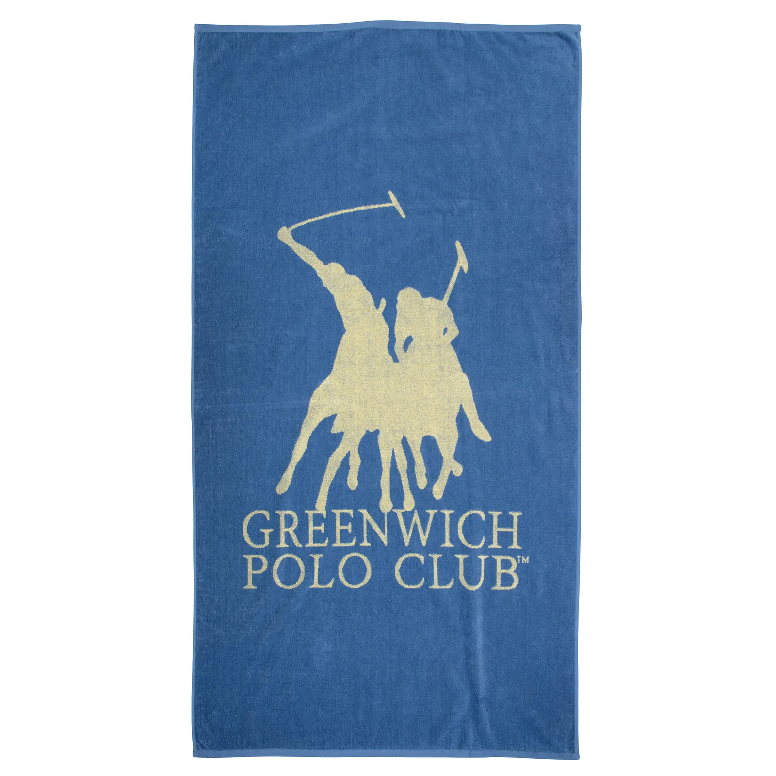 Πετσέτα Θαλάσσης Βαμβακερή 90×170εκ. Essential 3851 Κίτρινη-Μπλε Greenwich Polo Club (Ύφασμα: Βαμβάκι 100%, Χρώμα: Μπλε) – Greenwich Polo Club – 267901703851