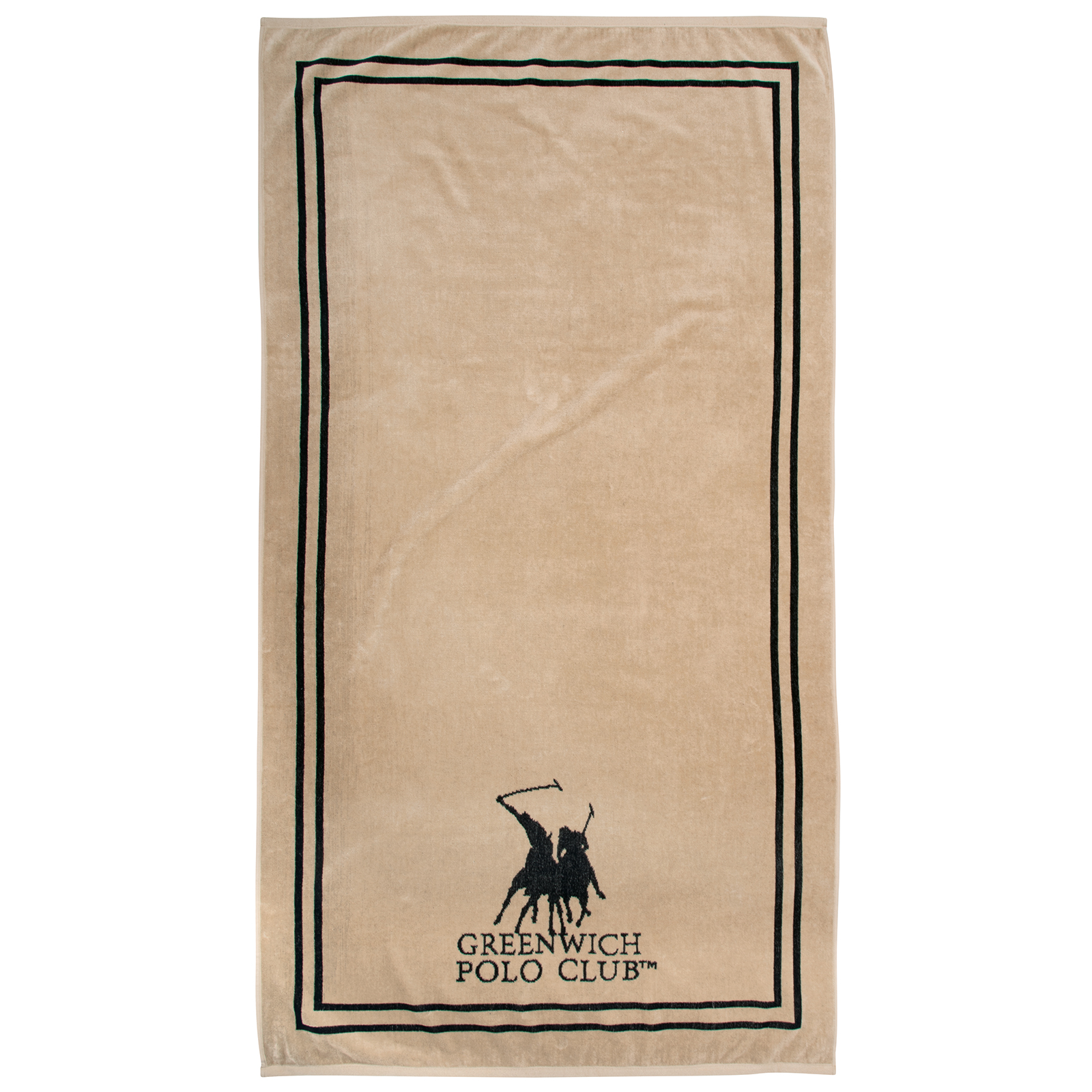 Πετσέτα Θαλάσσης Βαμβακερή 90x170εκ. Essential 4050 Μαύ