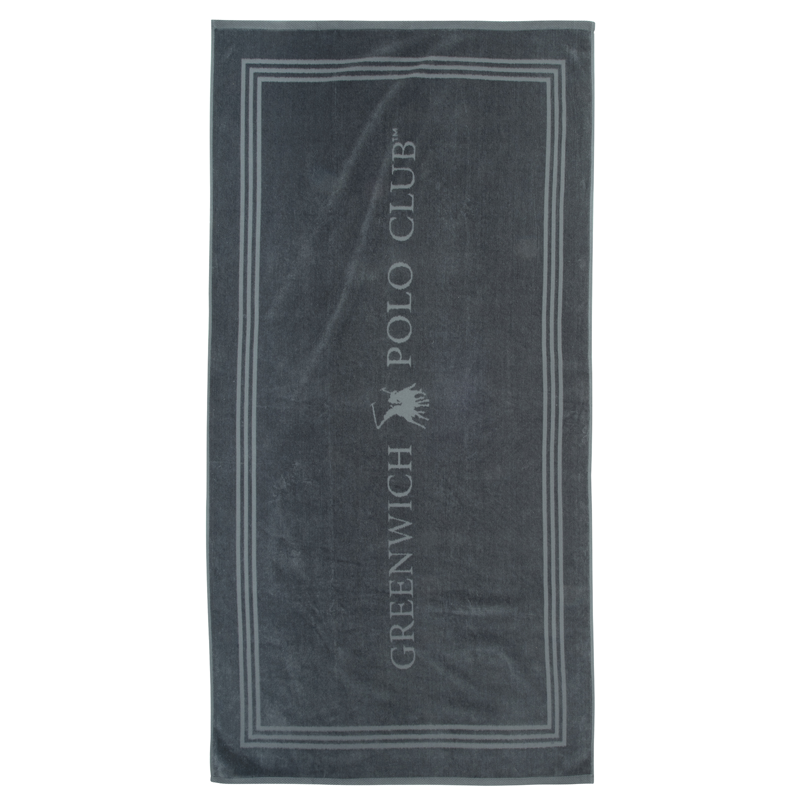 Greenwich Polo Club Πετσέτα Θαλάσσης Βαμβακερή 90x170εκ. Essential 4063 Σκούρο Γκρι Greenwich Polo Club (Ύφασμα: Βαμβάκι 100%, Χρώμα: Γκρι) - Greenwich Polo Club - 267901704063