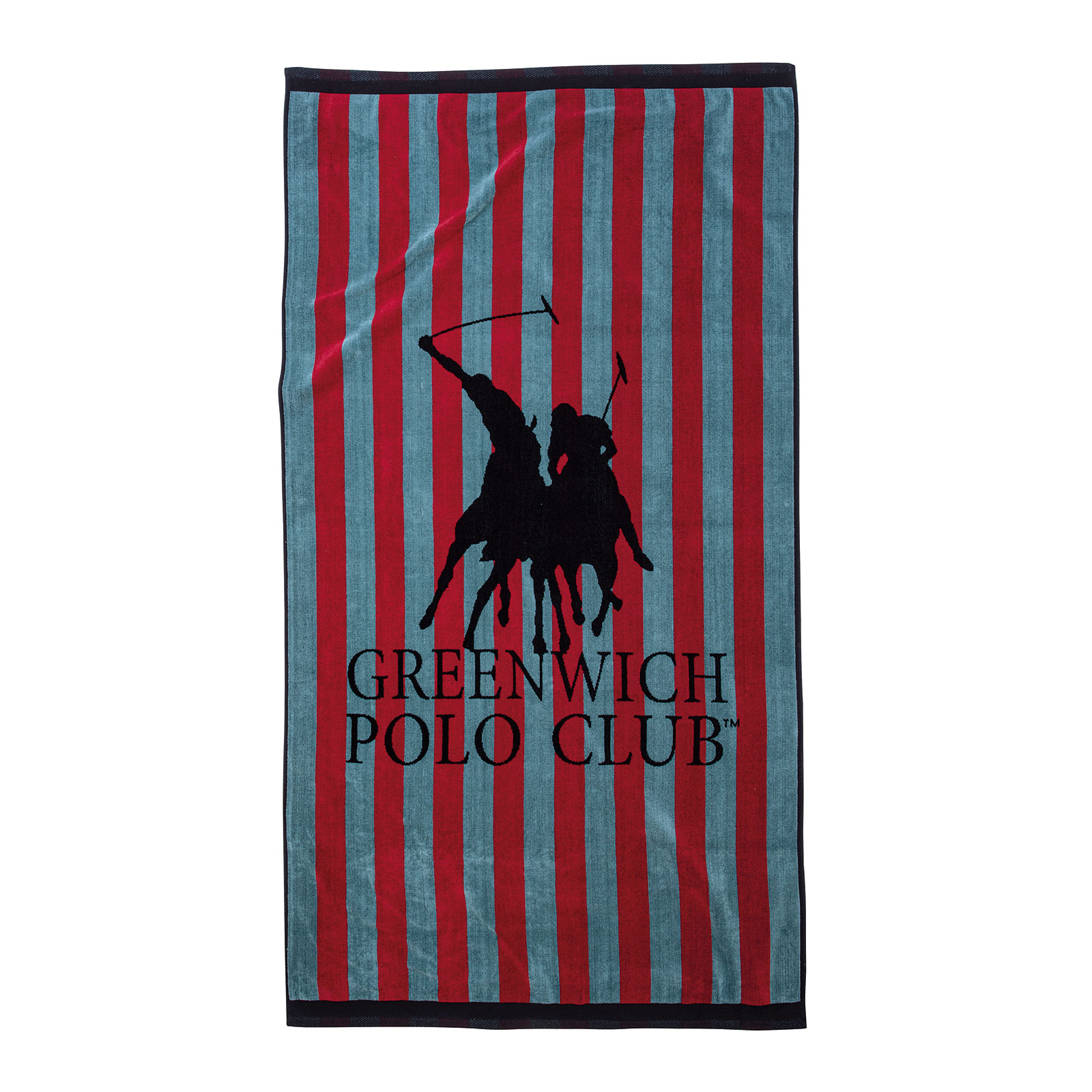 Πετσέτα Θαλάσσης Βαμβακερή 90×180εκ. Essential 3777 Κόκκινη-Πετρόλ Greenwich Polo Club (Ύφασμα: Βαμβάκι 100%, Χρώμα: Κόκκινο) – Greenwich Polo Club – 267901803777