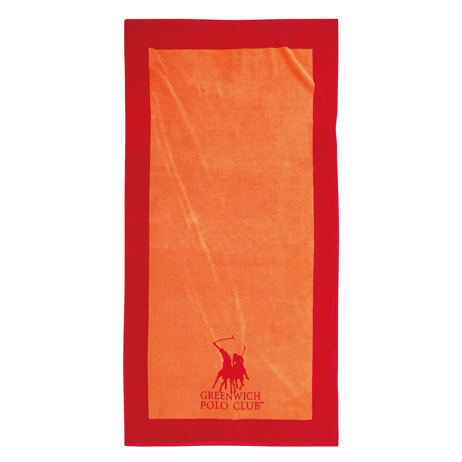 Πετσέτα Θαλάσσης Βαμβακερή 90×180εκ. Essential 3860 Κόκκινη-Κοραλί Greenwich Polo Club (Ύφασμα: Βαμβάκι 100%, Χρώμα: Κόκκινο) – Greenwich Polo Club – 267901803860