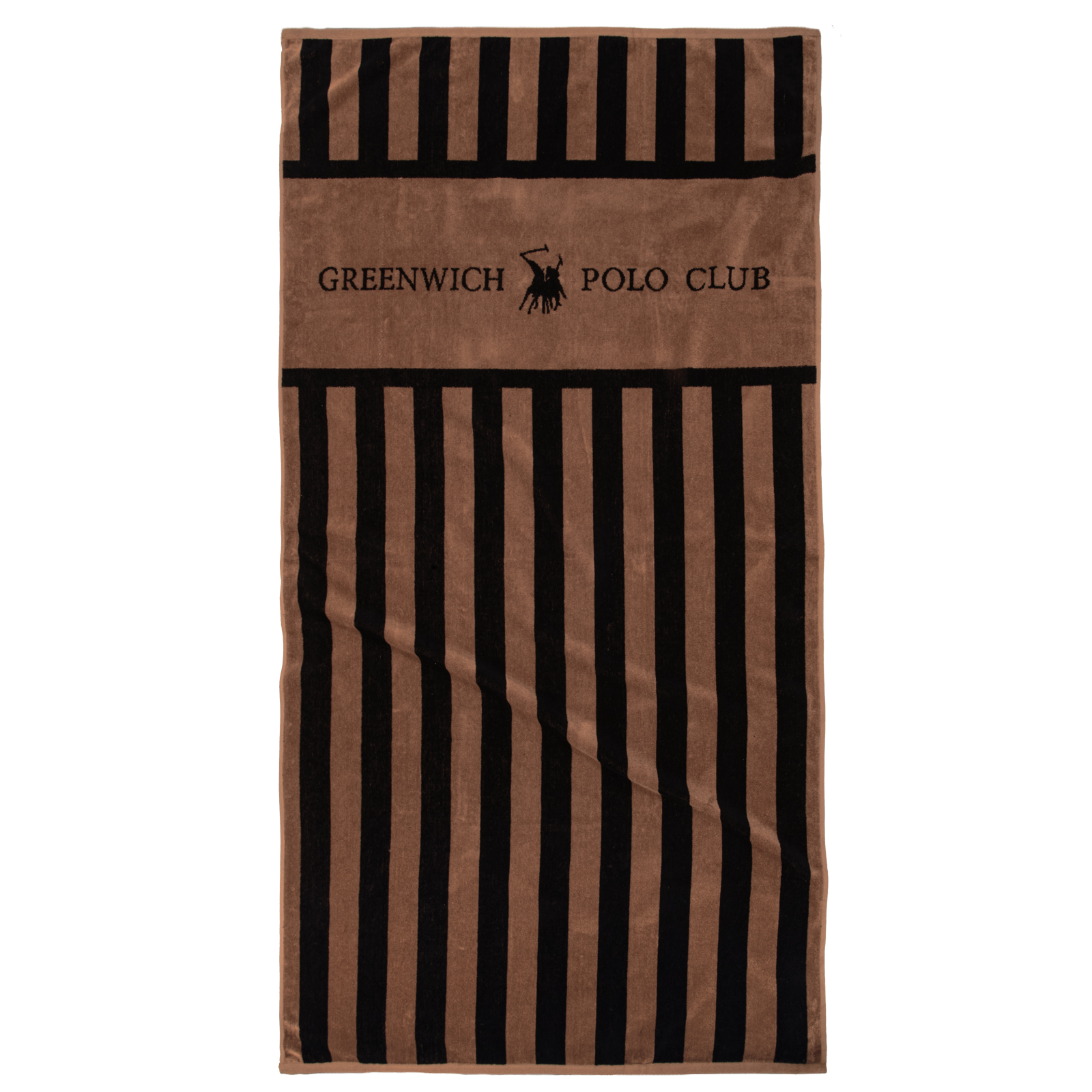 Πετσέτα Θαλάσσης Βαμβακερή 90x180εκ. Essential 5233 Brown Greenwich Polo Club (Ύφασμα: Βαμβάκι 100%, Χρώμα: Καφέ) - Greenwich Polo Club - 267901805233