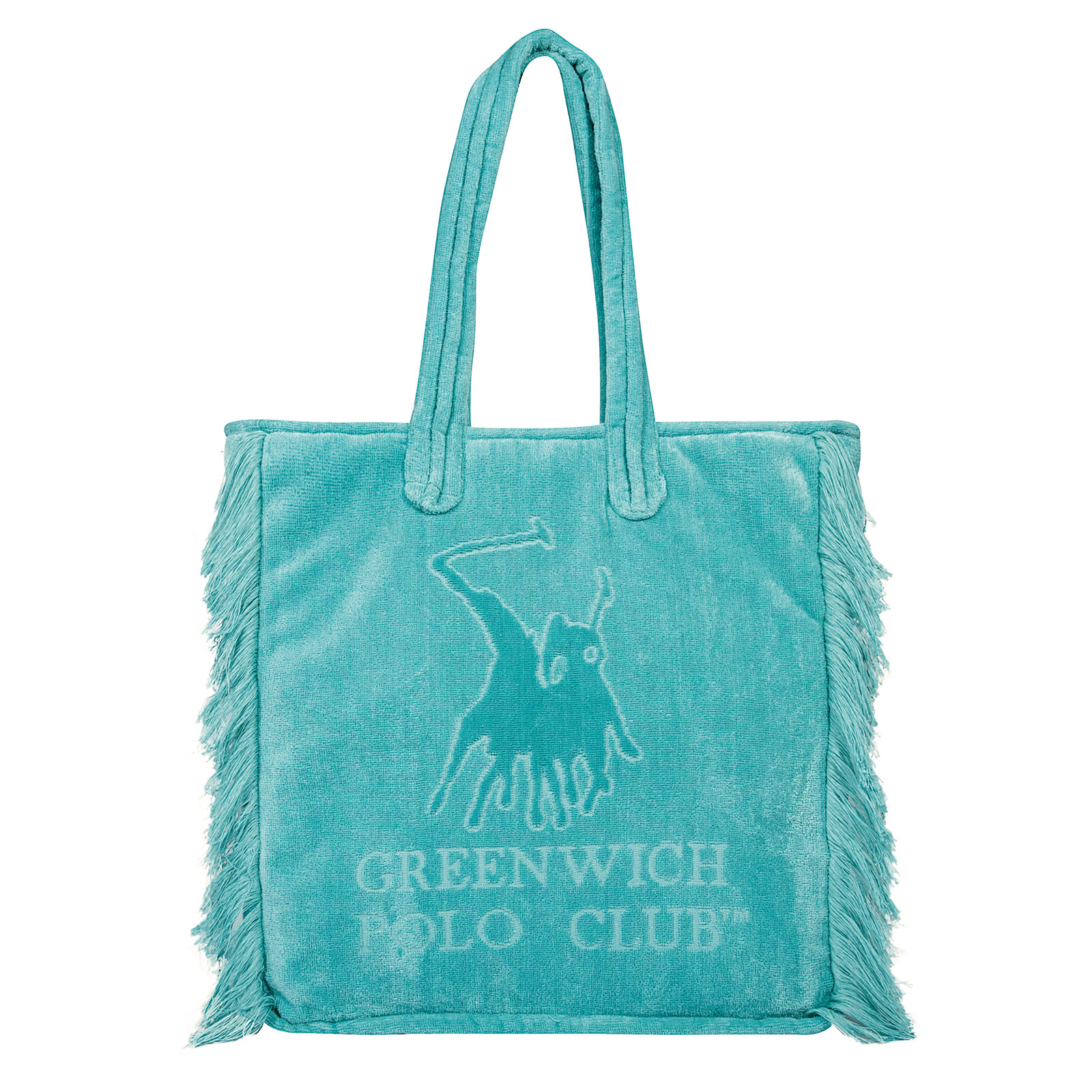 Τσάντα Θαλάσσης Βαμβακερή 42×45εκ. Essential 3733 Τυρκουάζ Greenwich Polo Club (Ύφασμα: Βαμβάκι 100%, Χρώμα: Τυρκουάζ) – Greenwich Polo Club – 268424503733