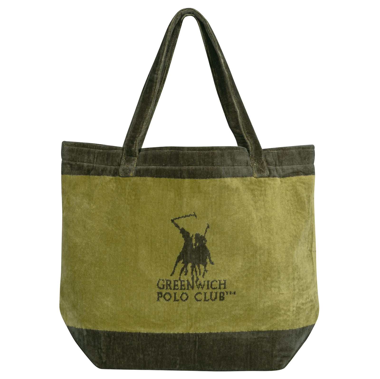 Greenwich Polo Club Τσάντα Θαλάσσης Βαμβακερή 55x40εκ. Essential 3759 Λαδί-Χακί Greenwich Polo Club (Ύφασμα: Βαμβάκι 100%, Χρώμα: Λαδί) - Greenwich Polo Club - 268554003859