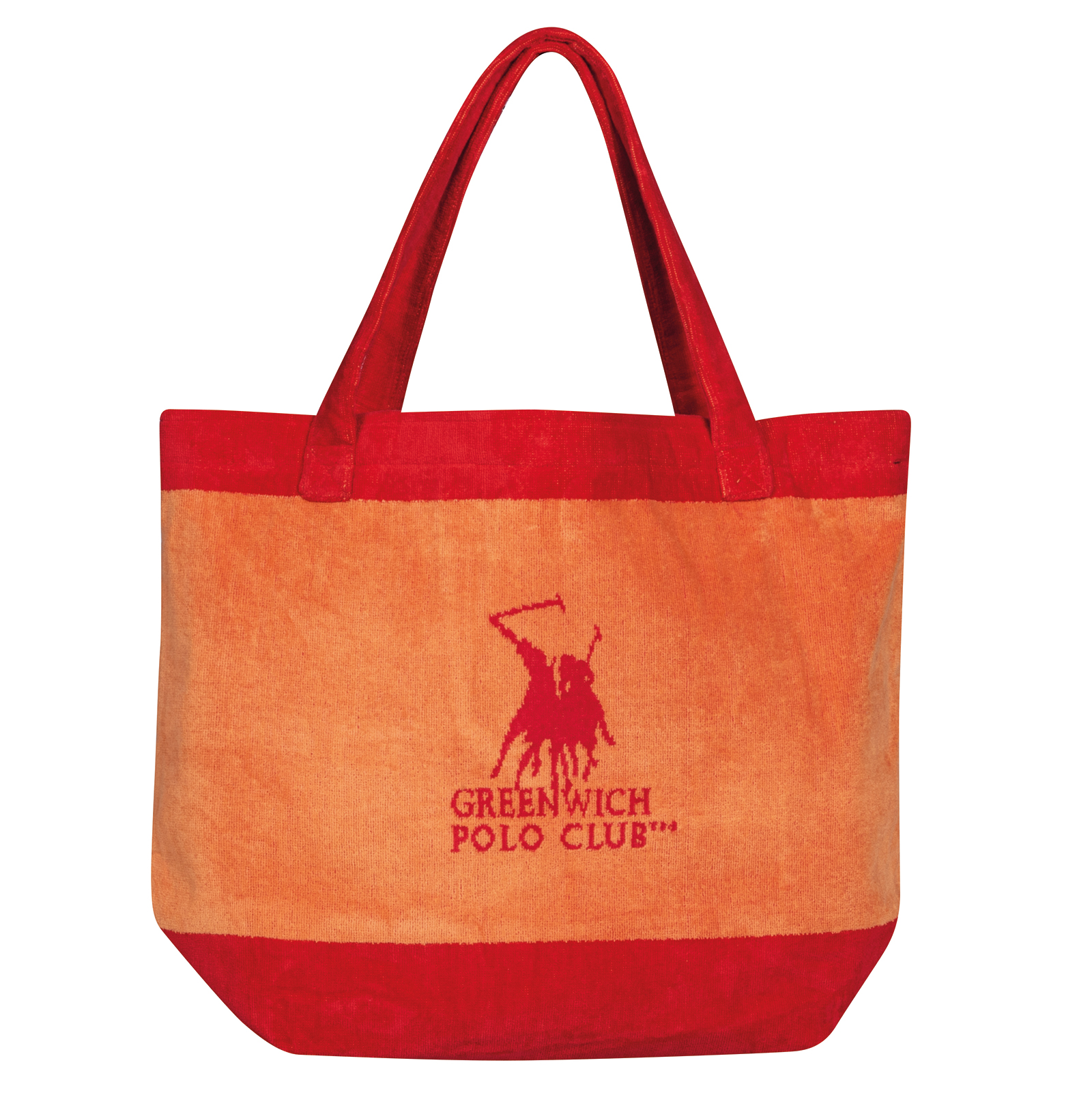 Τσάντα Θαλάσσης Βαμβακερή 55×40εκ. Essential 3860 Κόκκινη-Κοραλί Greenwich Polo Club (Ύφασμα: Βαμβάκι 100%, Χρώμα: Κόκκινο) – Greenwich Polo Club – 268554003860