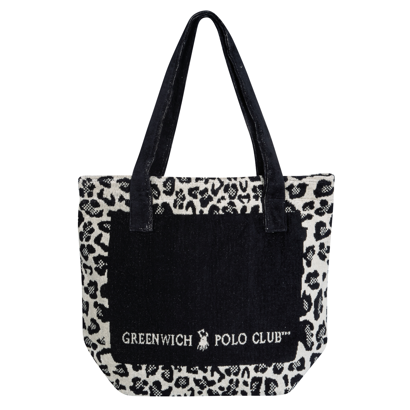 Τσάντα Θαλάσσης Βαμβακερή 55×40εκ. Essential 3861 Μαύρη-Μπεζ-Σπαγγί Greenwich Polo Club (Ύφασμα: Βαμβάκι 100%, Χρώμα: Μαύρο) – Greenwich Polo Club – 268554003861