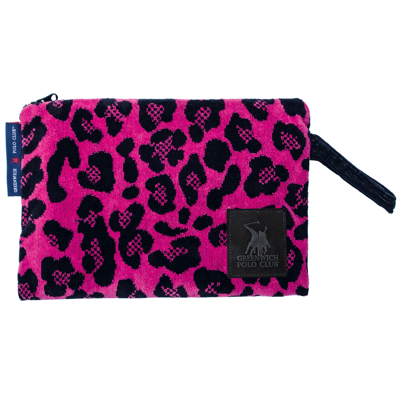 Νεσεσέρ Θαλάσσης Βαμβακερό 30x22εκ. Essential 3863 Fuschia-Black Greenwich Polo Club (Ύφασμα: Βαμβάκι 100%, Χρώμα: Μαύρο) - Greenwich Polo Club - 269223003863