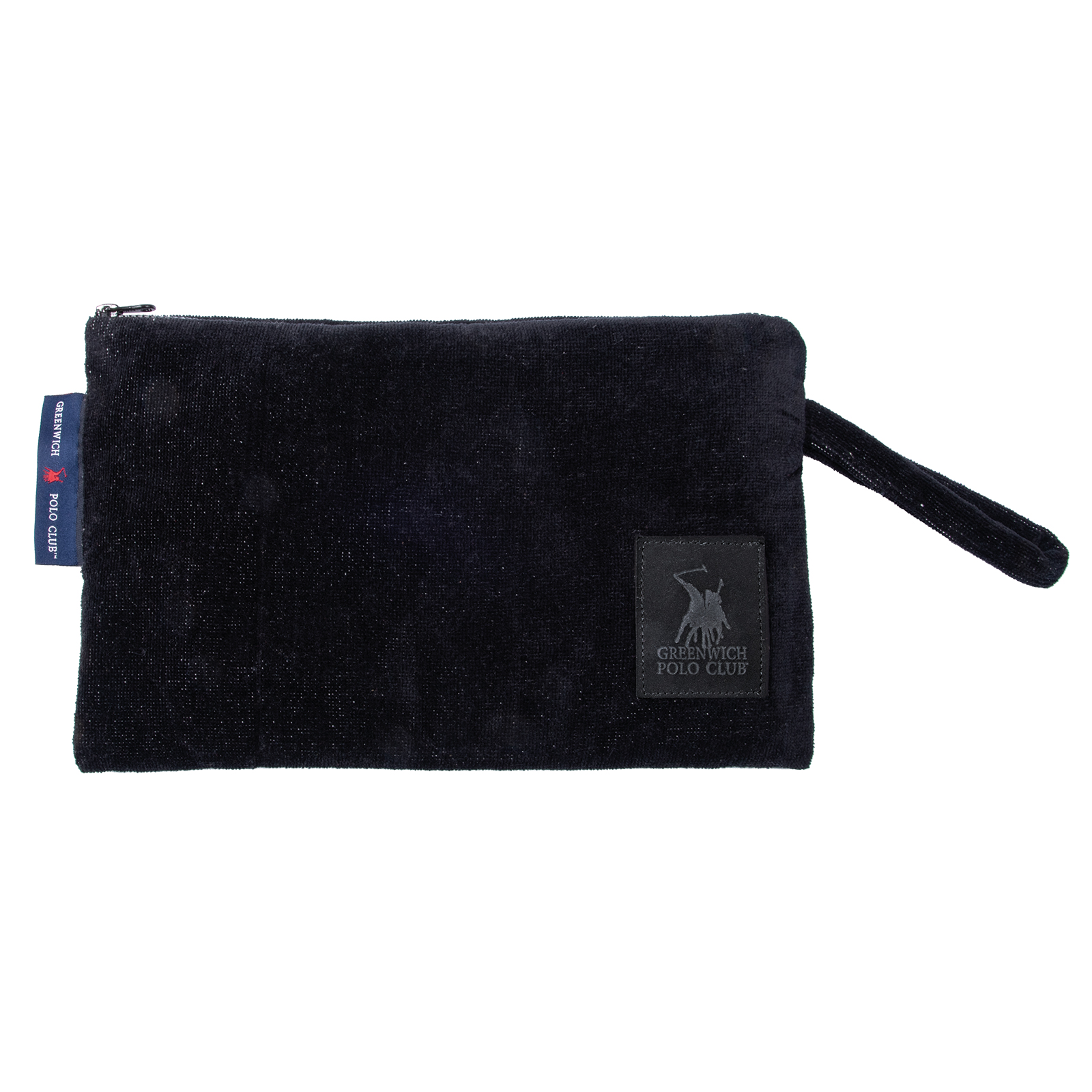 Greenwich Polo Club Νεσεσέρ Θαλάσσης Βαμβακερό 30x22εκ. Essential 4017 Black Greenwich Polo Club (Ύφασμα: Βαμβάκι 100%, Χρώμα: Μαύρο) - Greenwich Polo Club - 269223004017
