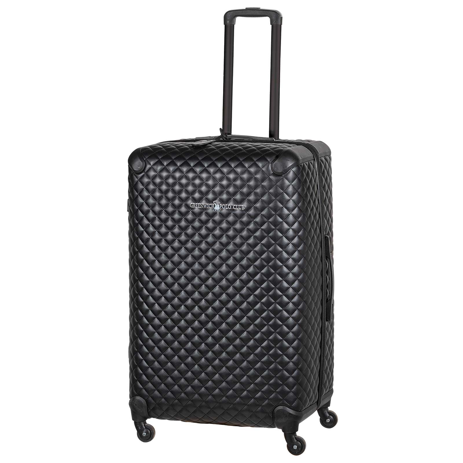 Βαλίτσα Καμπίνας 55x37x22εκ. Premium 7503 Leather Like Black Greenwich Polo Club (Υλικό: Polyester, Χρώμα: Μαύρο) - Greenwich Polo Club - 285537227503