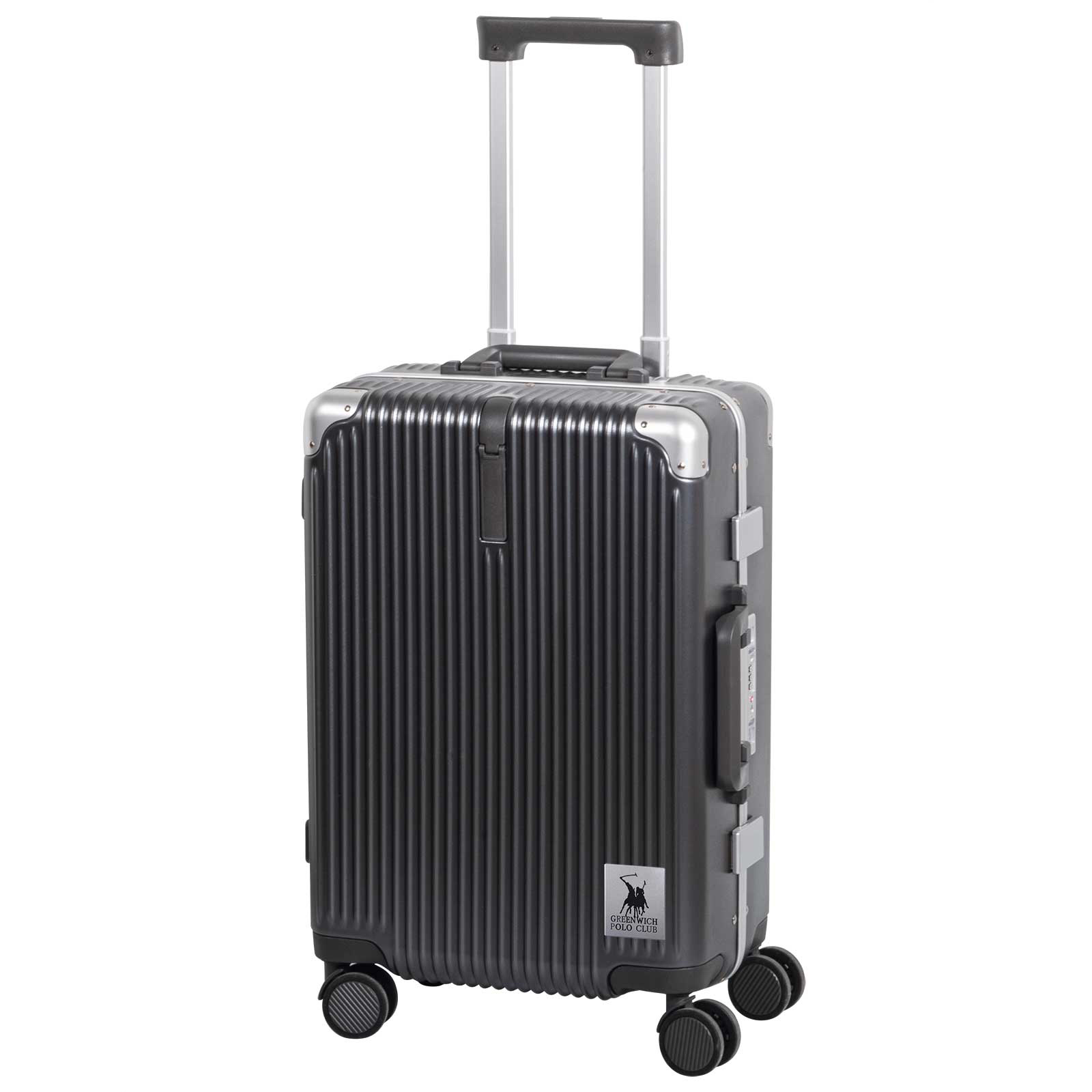 Greenwich Polo Club Βαλίτσα Καμπίνας 56x40x21εκ. Premium 7505 Black Greenwich Polo Club (Υλικό: Αλουμίνιο, Χρώμα: Μαύρο) - Greenwich Polo Club - 285640217505