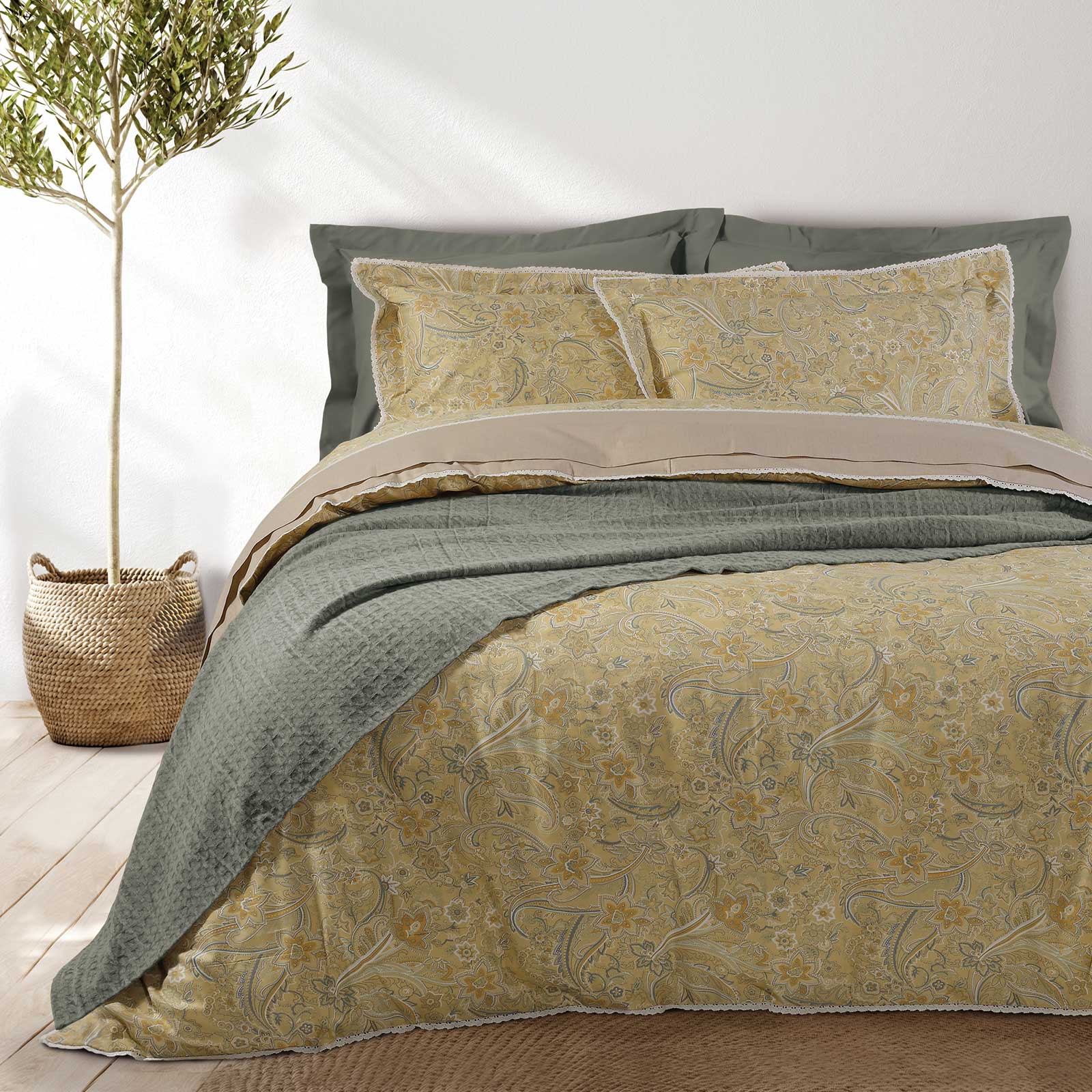 Κουβερλί Βαμβακοσατέν Υπέρδιπλο 220x240εκ.Prestige 1655 Das Home (Ύφασμα: Βαμβακοσατέν, Χρώμα: Μπλε, Μέγεθος: Υπέρδιπλα) - Das Home - 402005201655