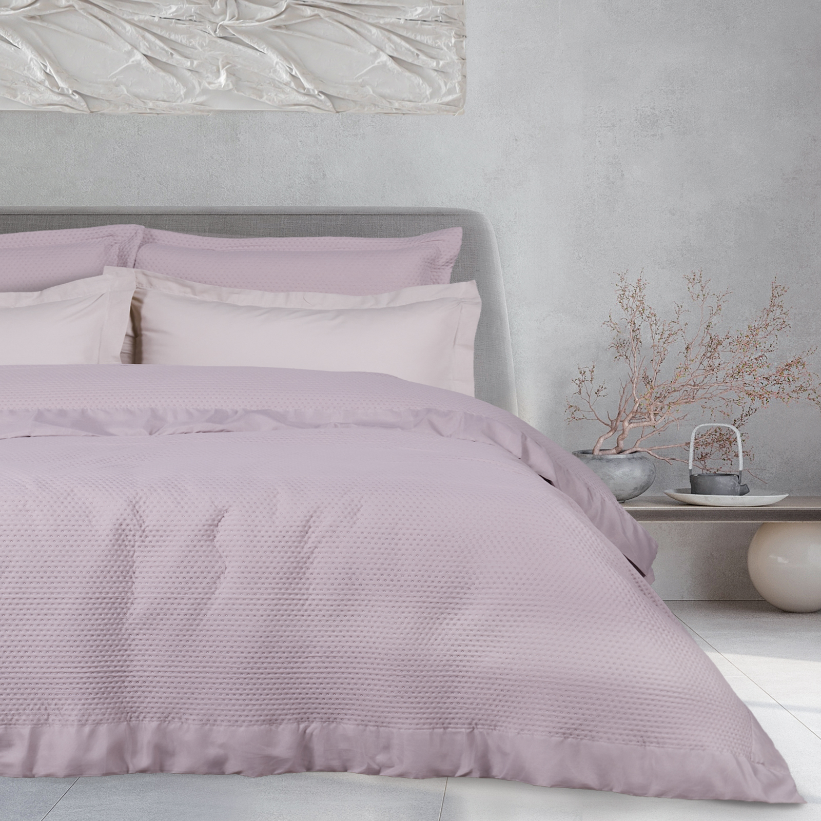 Κουβερλί Microfiber King 240x250εκ. Happy 9654 Nude Das