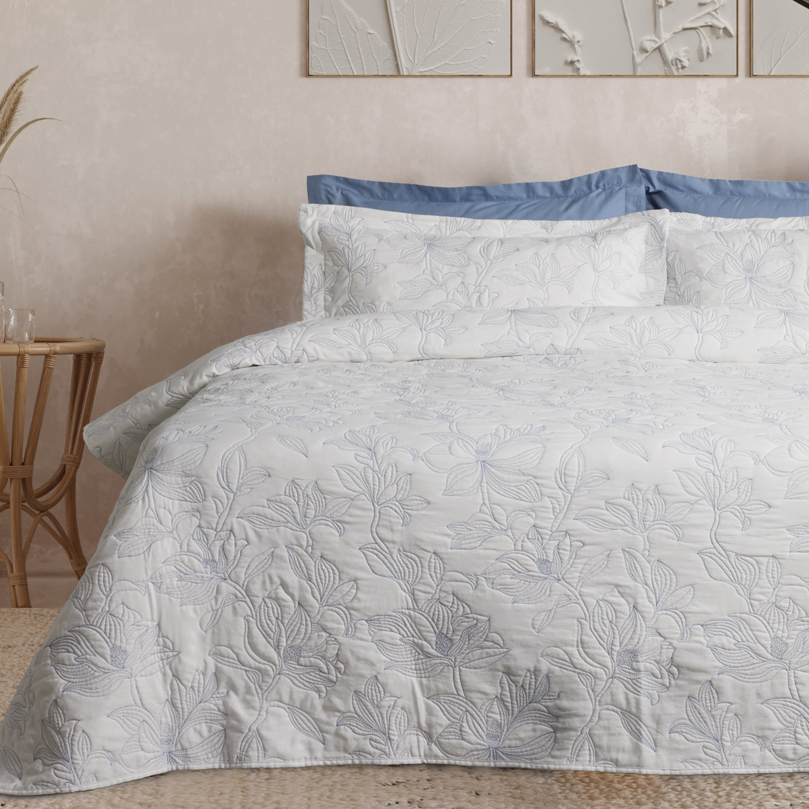 Κουβερλί Microfiber King 240x250εκ. Happy 9659 White Das Home (Ύφασμα: Microfiber, Χρώμα: Λευκό, Μέγεθος: King Size) - Das Home - 402080309659