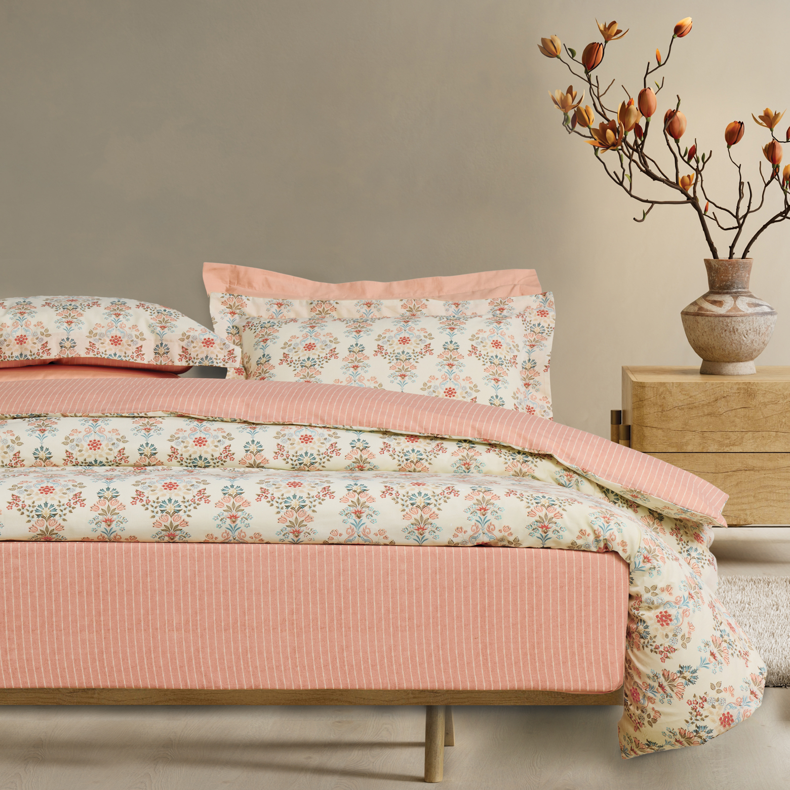 Σετ Παπλωματοθήκη Polycotton Μονή 160x240εκ. Casual 5455 Multicolor Das Home (Ύφασμα: 70% Βαμβάκι-30% Polyester, Μέγεθος: Μονά, Χρώμα: Multicolor) - Das Home - 406009105455