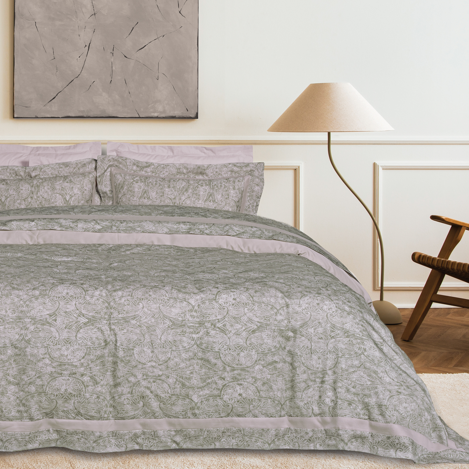 Das Home Σετ Παπλωματοθήκη Tencel-Βαμβακερή Υπέρδιπλη 220x240εκ. Executive 1688 Taupe Das Home (Μέγεθος: Υπέρδιπλα, Χρώμα: Taupe, Ύφασμα: 60% Tencel - 40% Βαμβάκι) - Das Home - 406110201688