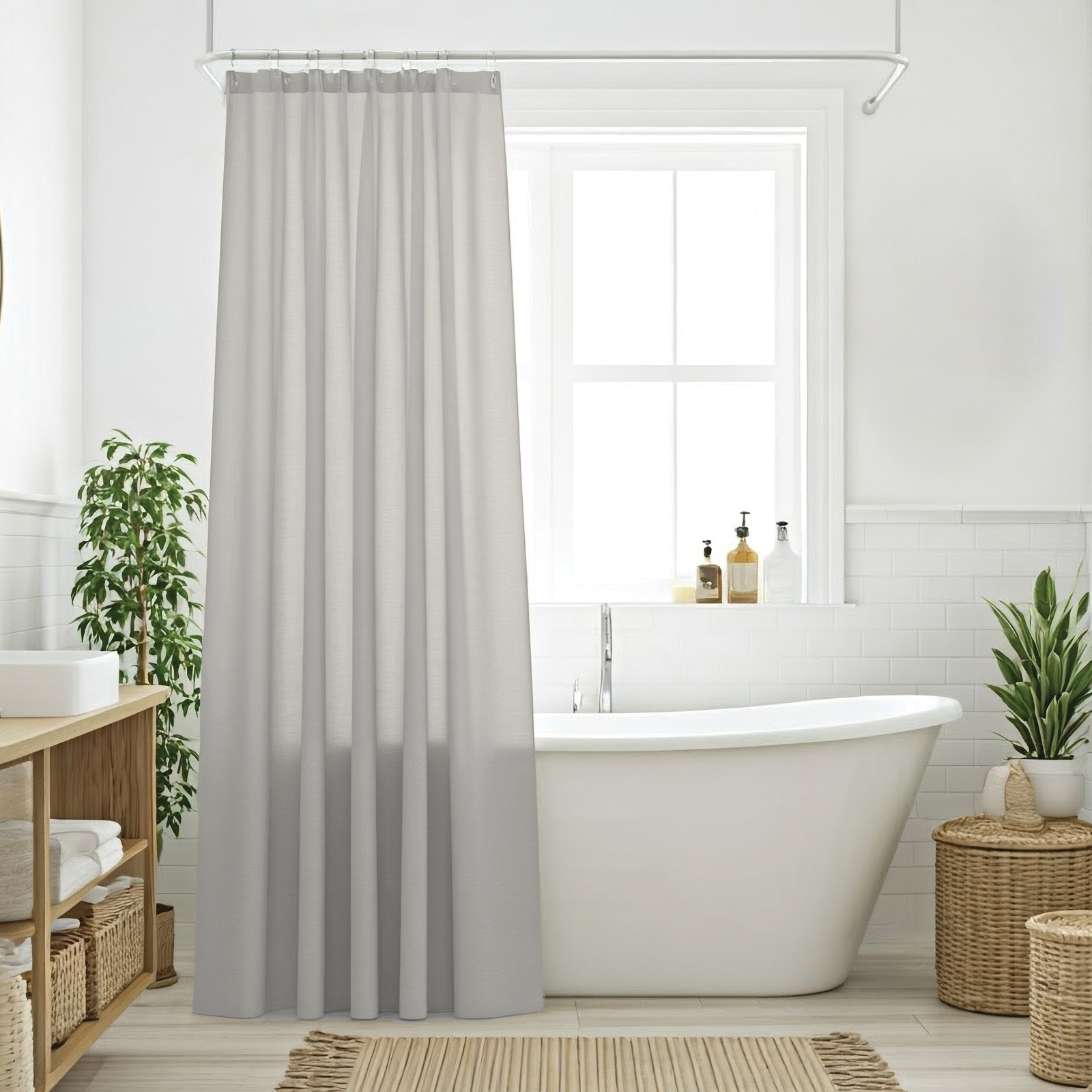 Κουρτίνα Μπάνιου Αδιάβροχη Polyester 240x180εκ. Curtain