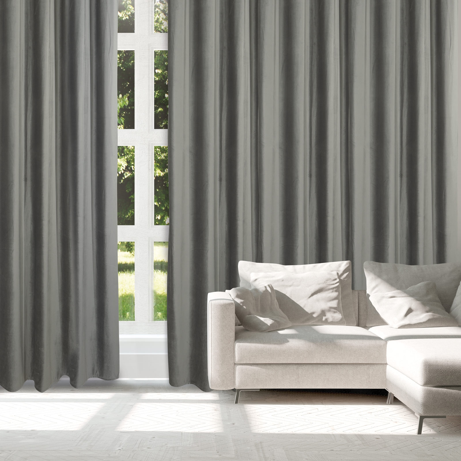 Κουρτίνα Υψηλής Σκίασης Με Τρουκς Polyester 140×270εκ. Curtain Line 2230 Γκρι Das Home (Ύφασμα: Polyester, Χρώμα: Γκρι) – Das Home – 420142702230