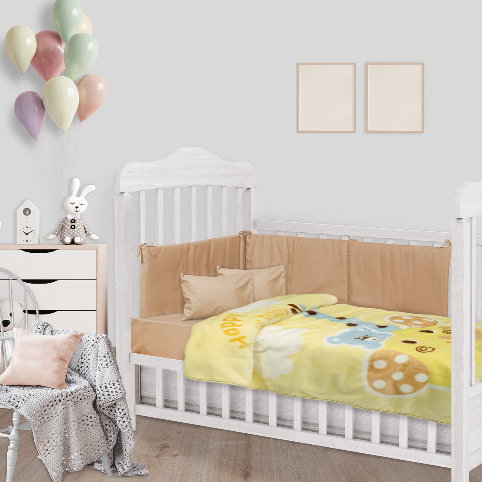 Κουβέρτα Κούνιας 110x140εκ. Velour Relax 6615 Das Baby (Ύφασμα: Polyester, Χρώμα: Γαλάζιο ) - Das Baby - 420511506615