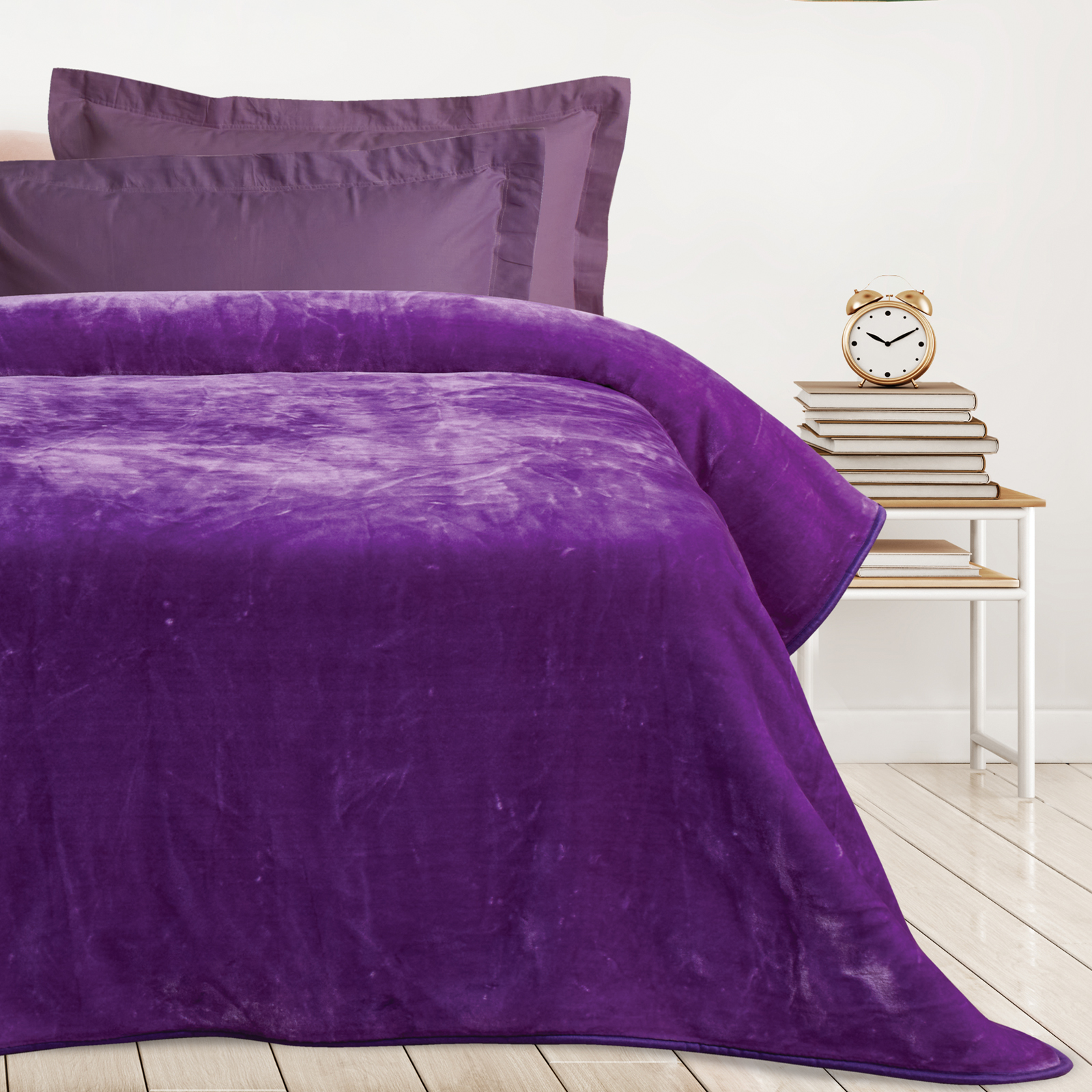 Das Home Κουβέρτα Velour Μονή 160x220εκ. Blankets 0296 Purple Das Kids (Ύφασμα: Ακρυλικό, Χρώμα: Μωβ) - Das Home - 420577710296